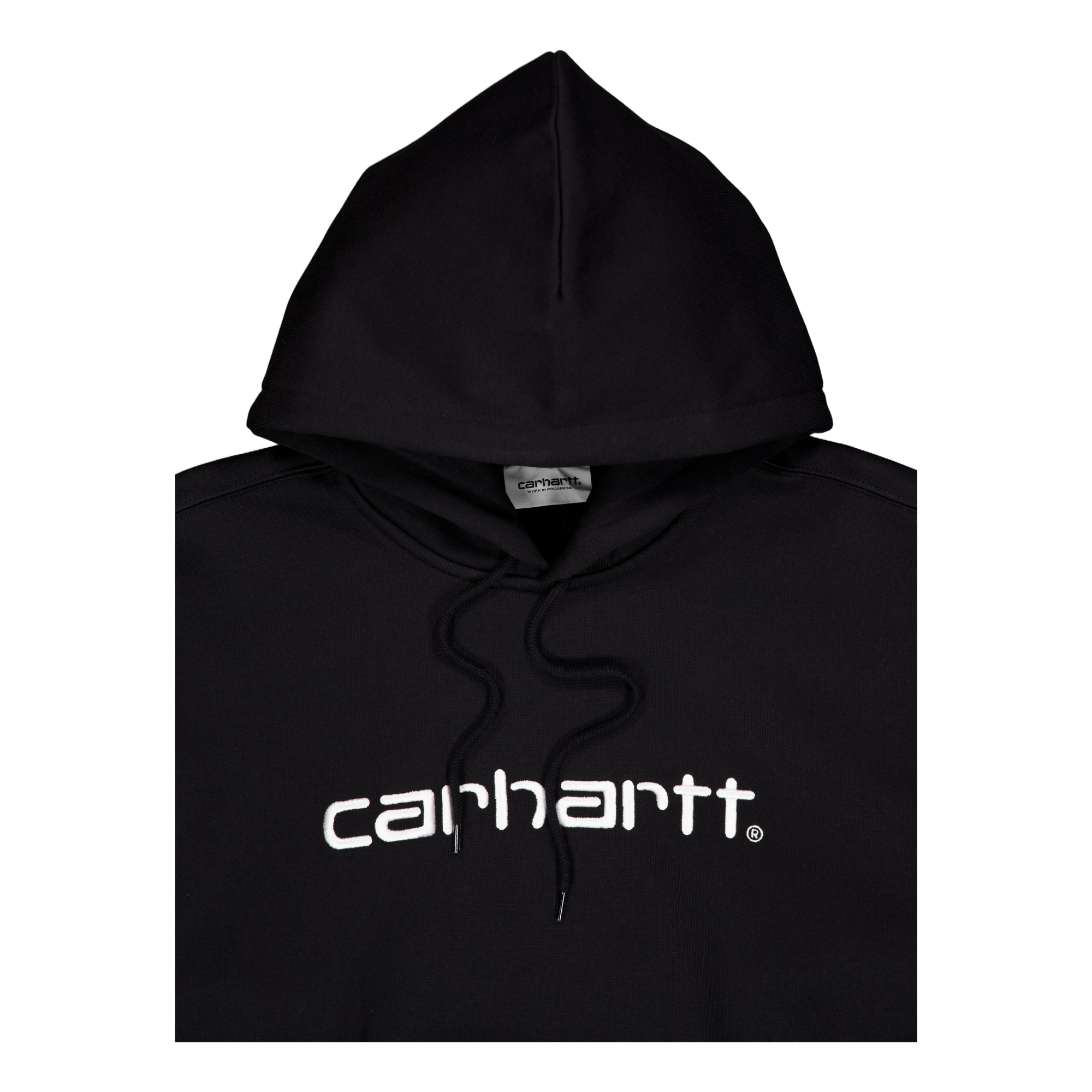 Hooded Carhartt Sweat Black / White