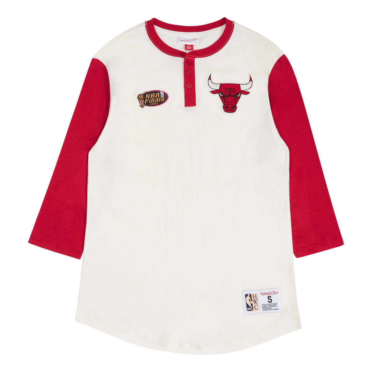 Bulls Icon Henley Cream