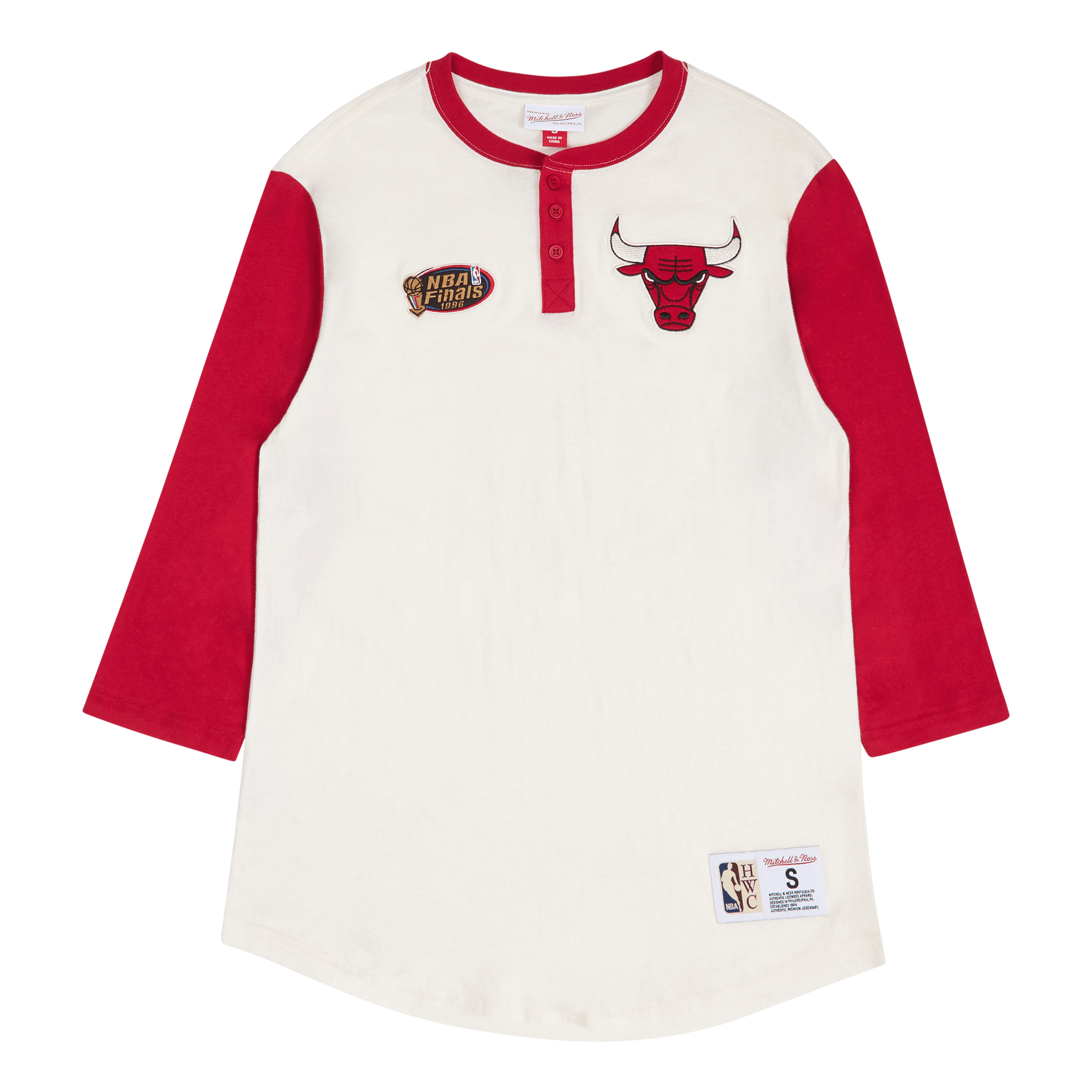 Bulls Icon Henley Cream