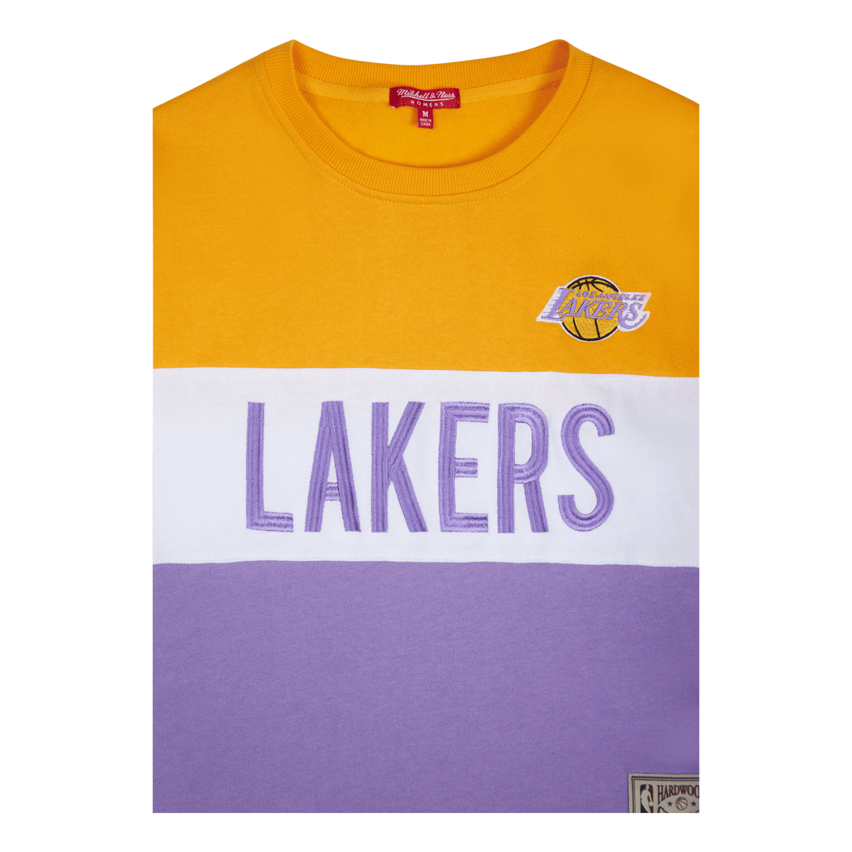 Women's Lakers Color Block Crew 2.0