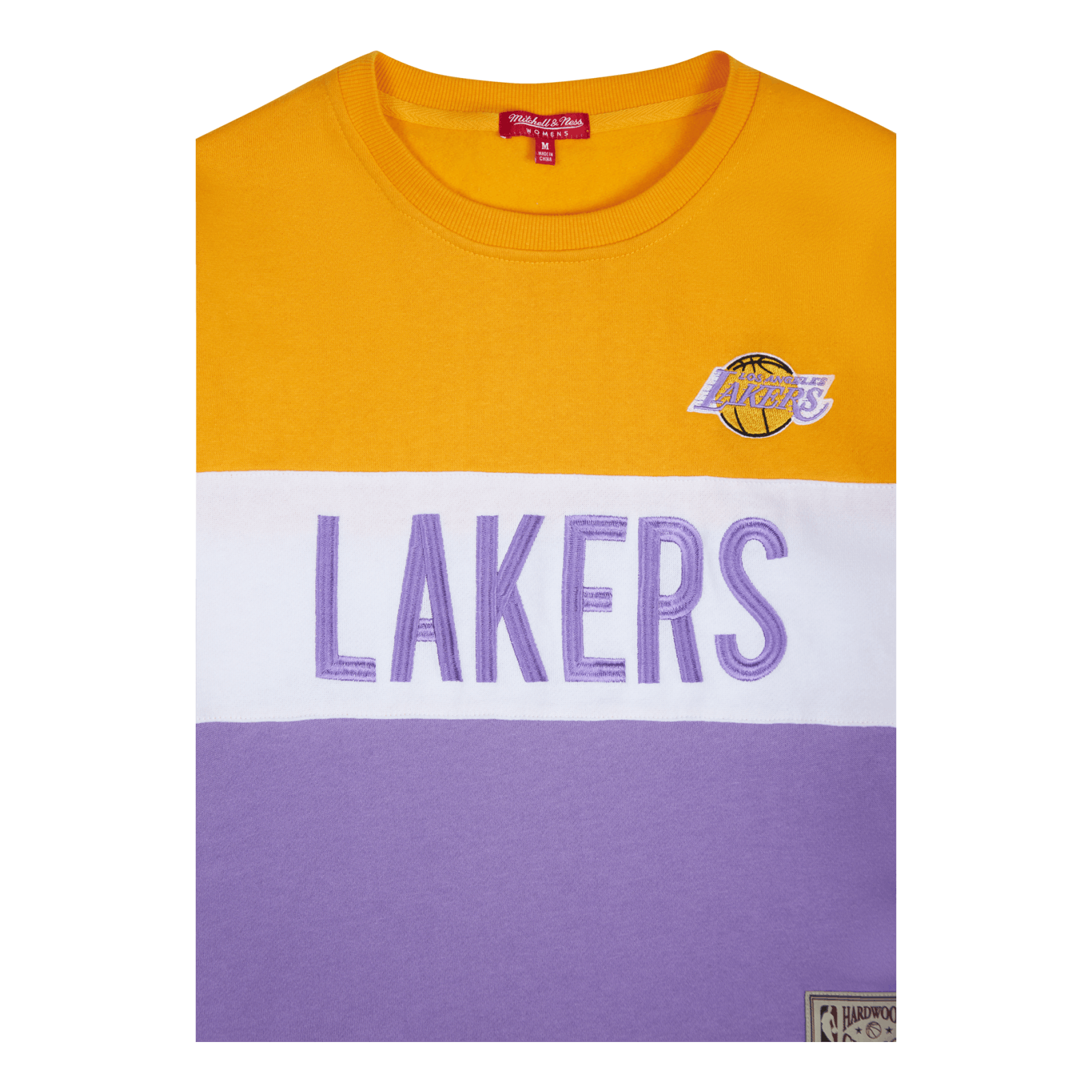 Women's Lakers Color Block Crew 2.0