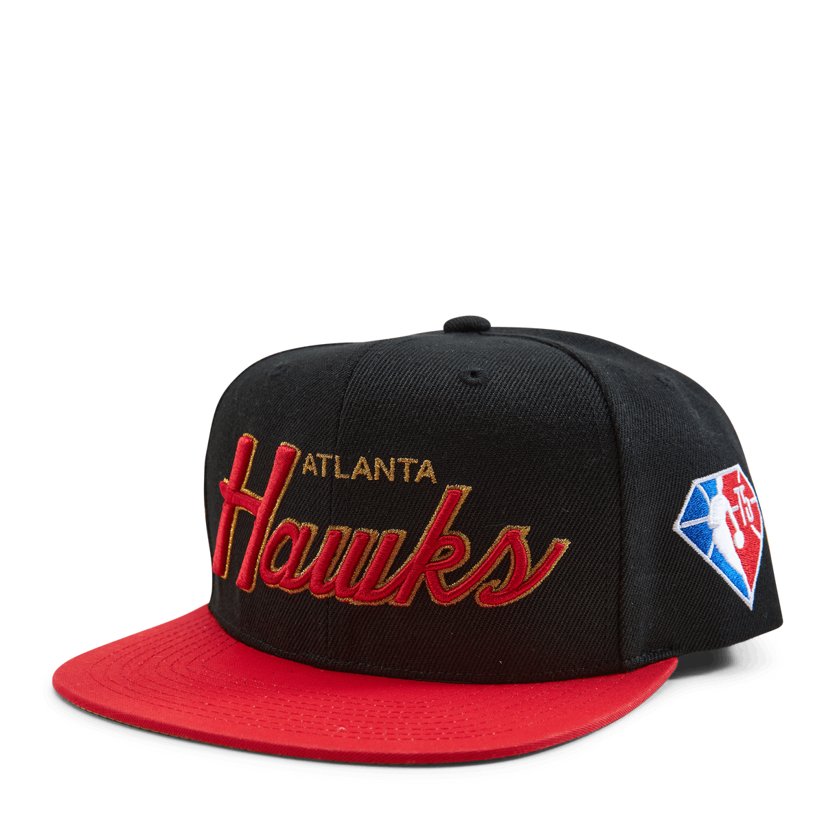 Hawks NBA 75th Gold Snapback