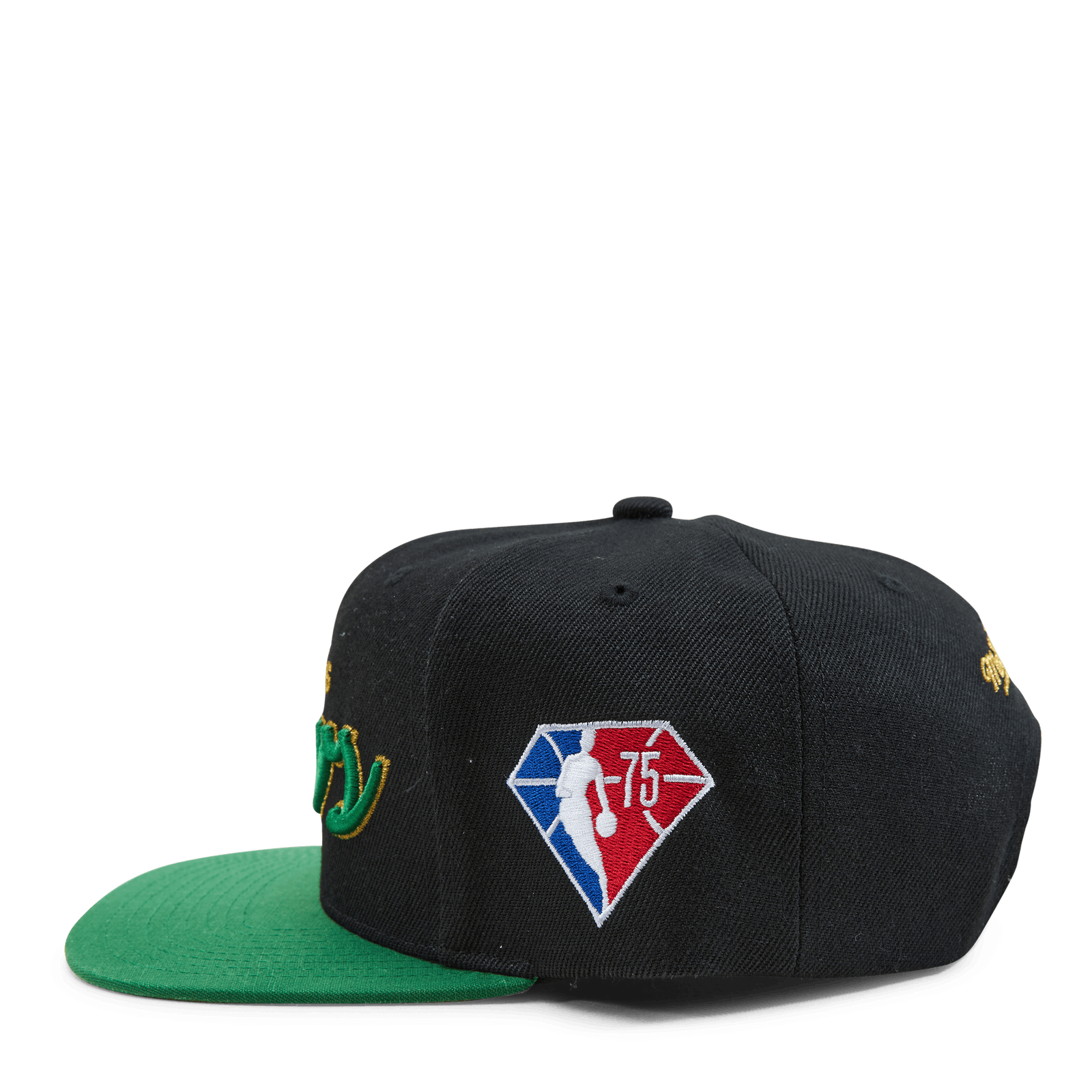 Mavs NBA 75th Gold Snapback