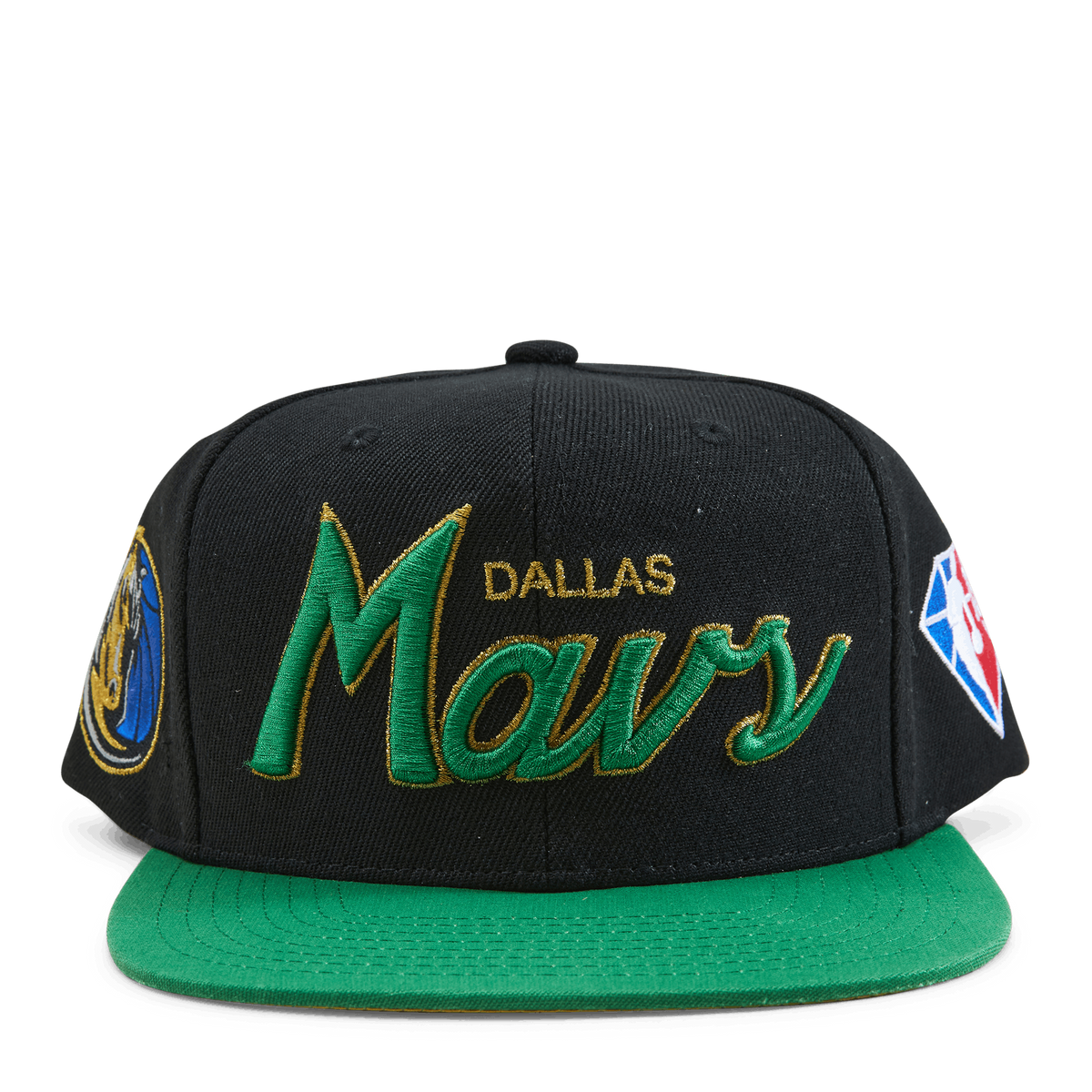 Mavs NBA 75th Gold Snapback