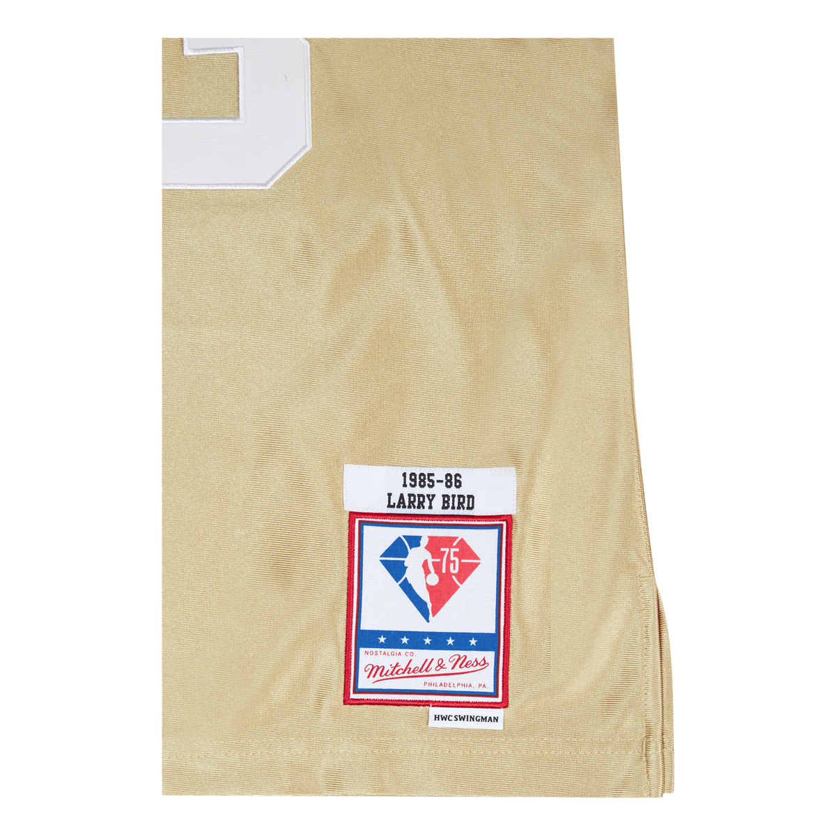 Celtics Nba 75th Gold Swingman Bird