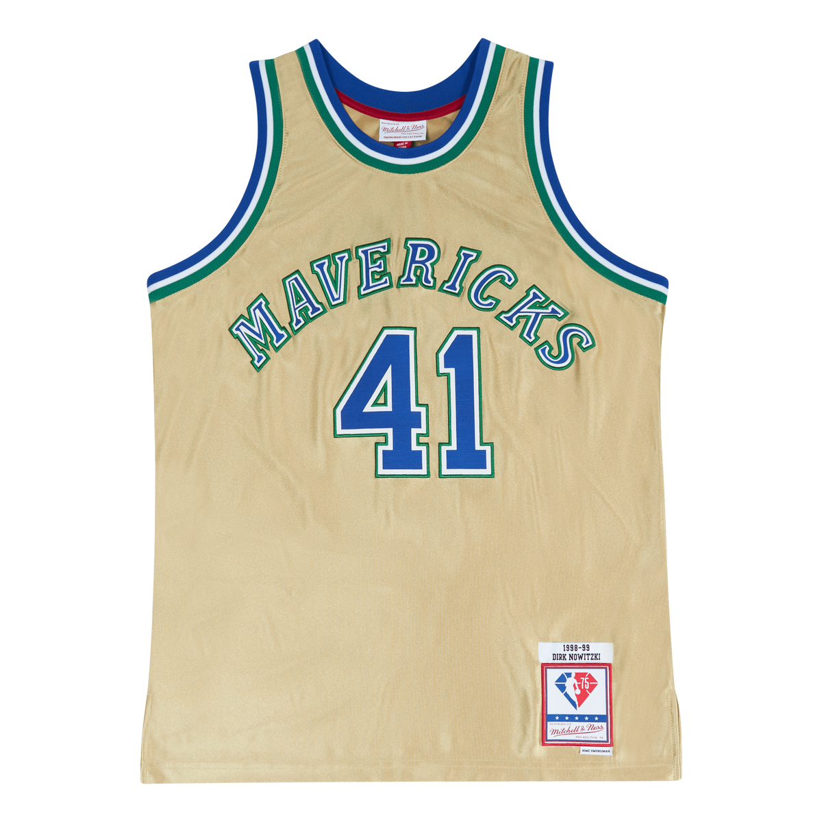 Mavs Nba 75th Gold Swingman