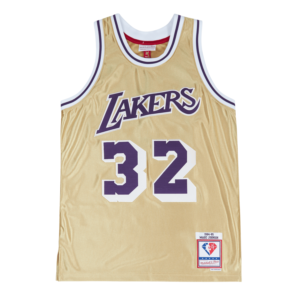 Lakers Nba 75th Gold Swingman Gold