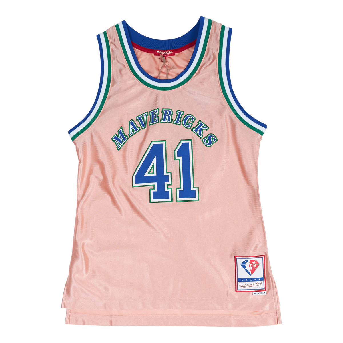 Mavs Nba W 75th Rose Gold Swingman