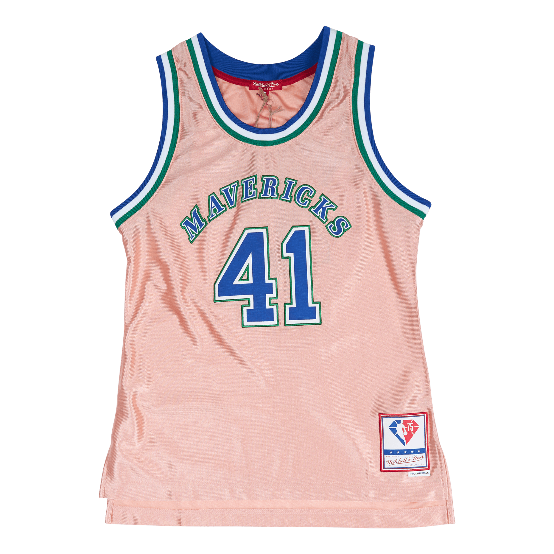 Mavs Nba W 75th Rose Gold Swingman