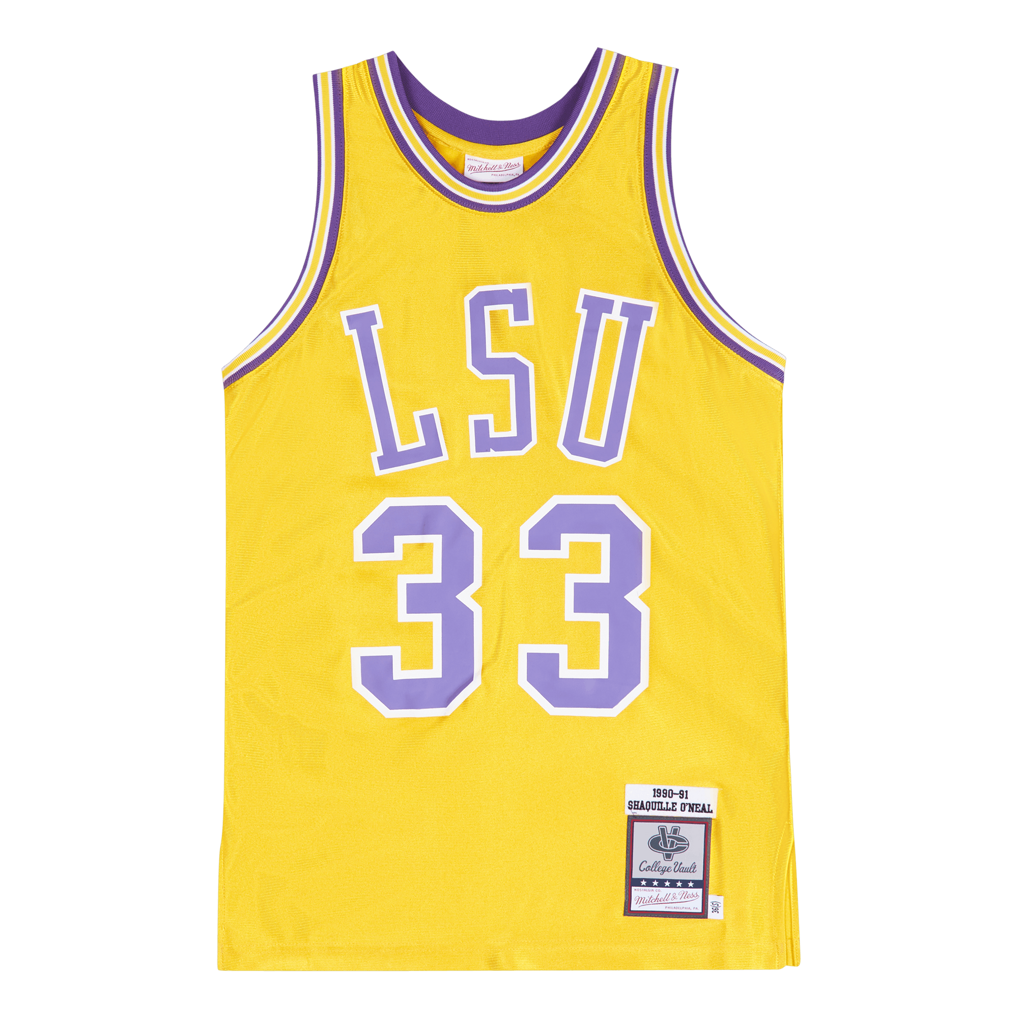 1990 -91 LSU Home Jersey