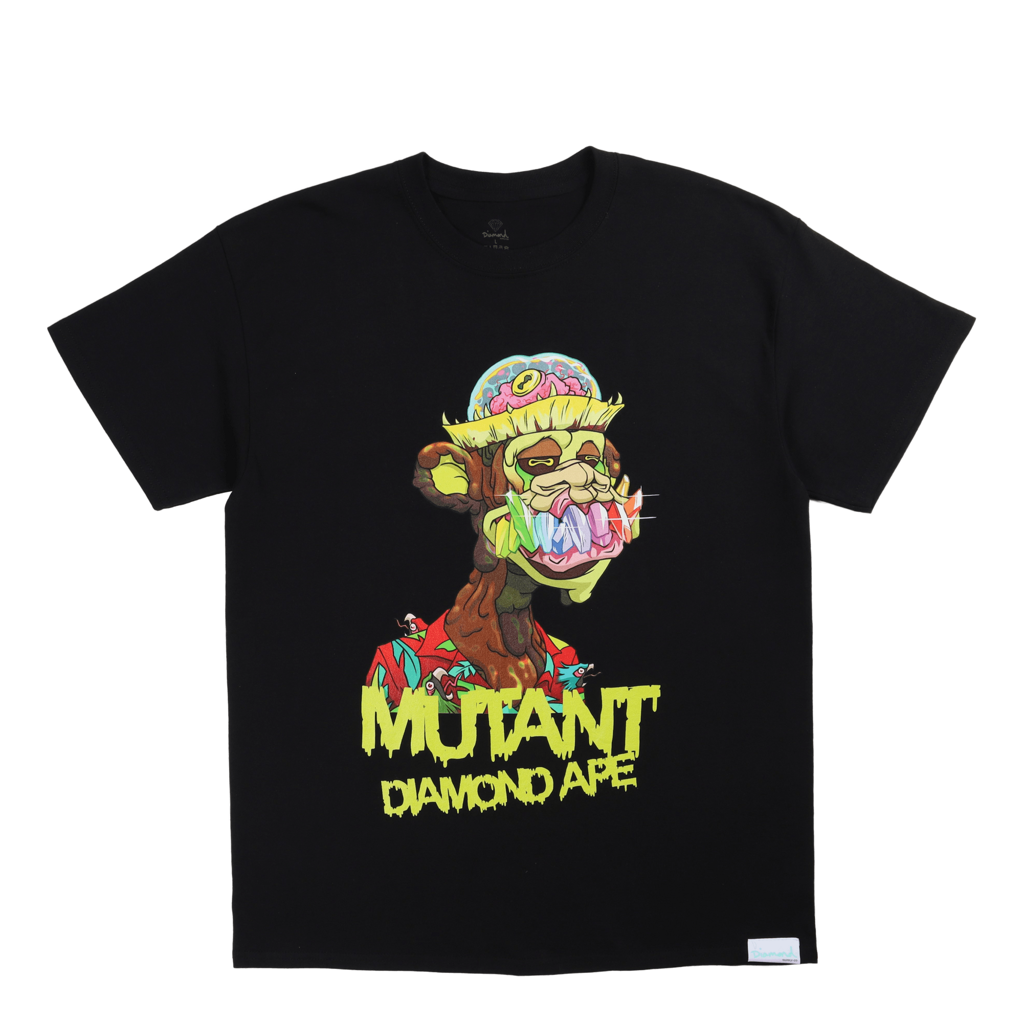 Mutant Diamond Ape Tee Blk