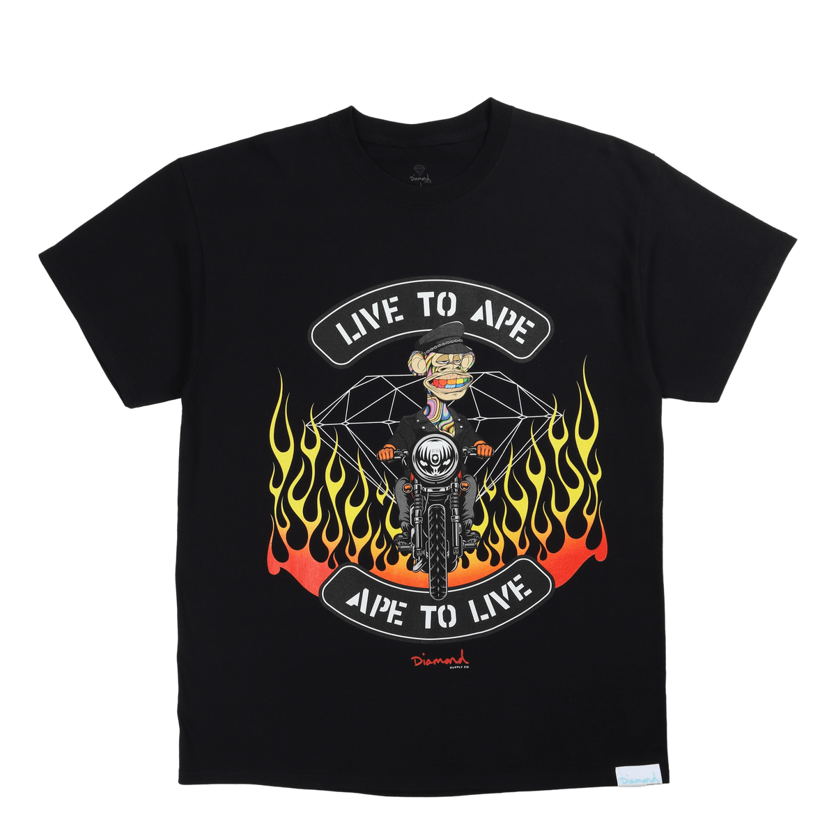 Live To Ape Tee Blk