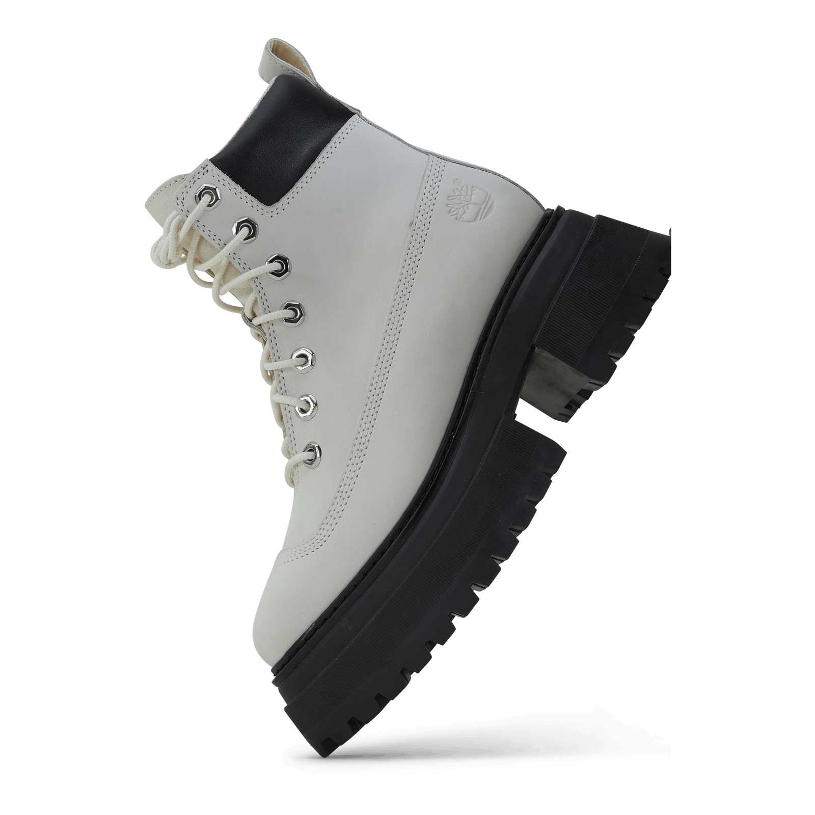 Timberland Sky 6 In Lace Up Bright White