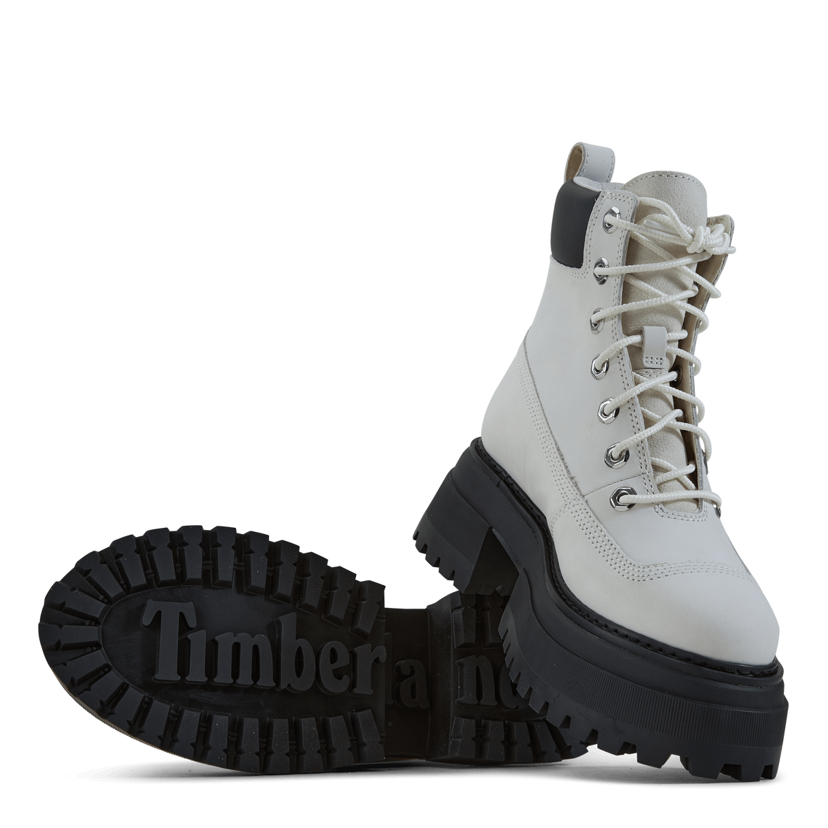 Timberland Sky 6 In Lace Up Bright White