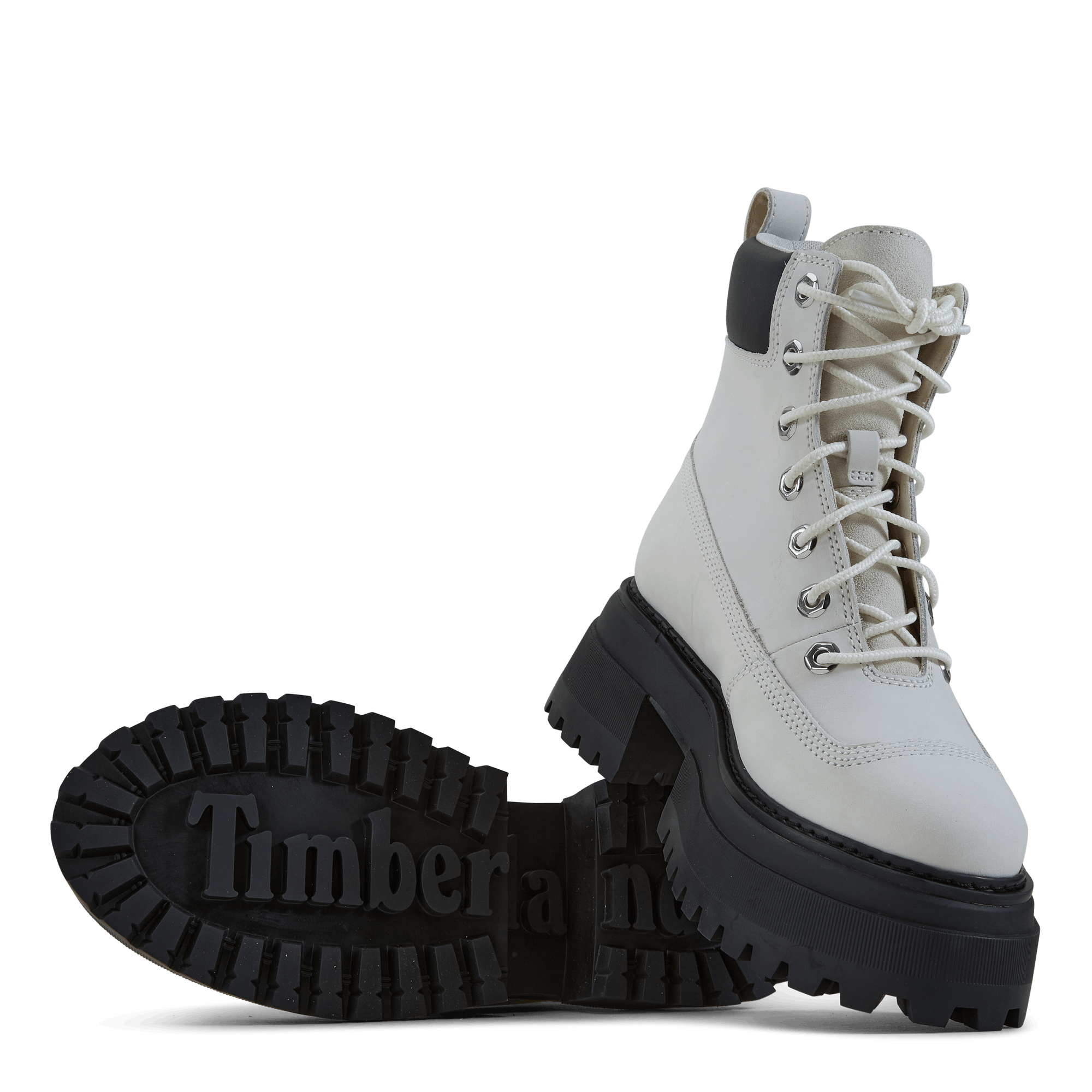 Timberland Sky 6 In Lace Up Bright White
