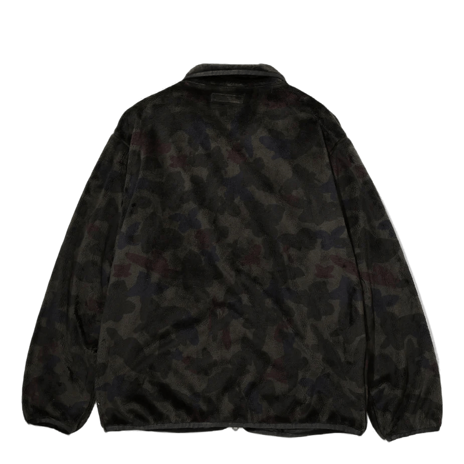 W.u. Piping Jacket - Micro Fur Charcoal