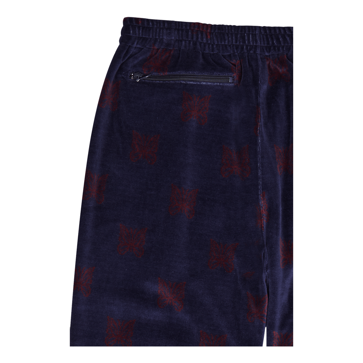 Zipped Track Pant - C/pe Papil Navy/bordeaux