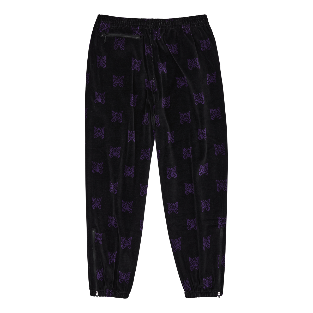 Zipped Track Pant - C/pe Papil Black/purple