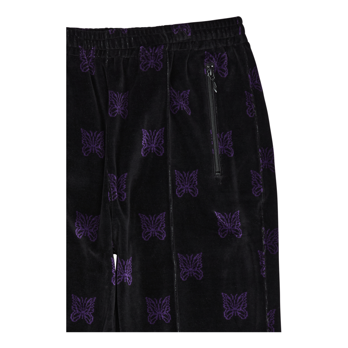 Zipped Track Pant - C/pe Papil Black/purple