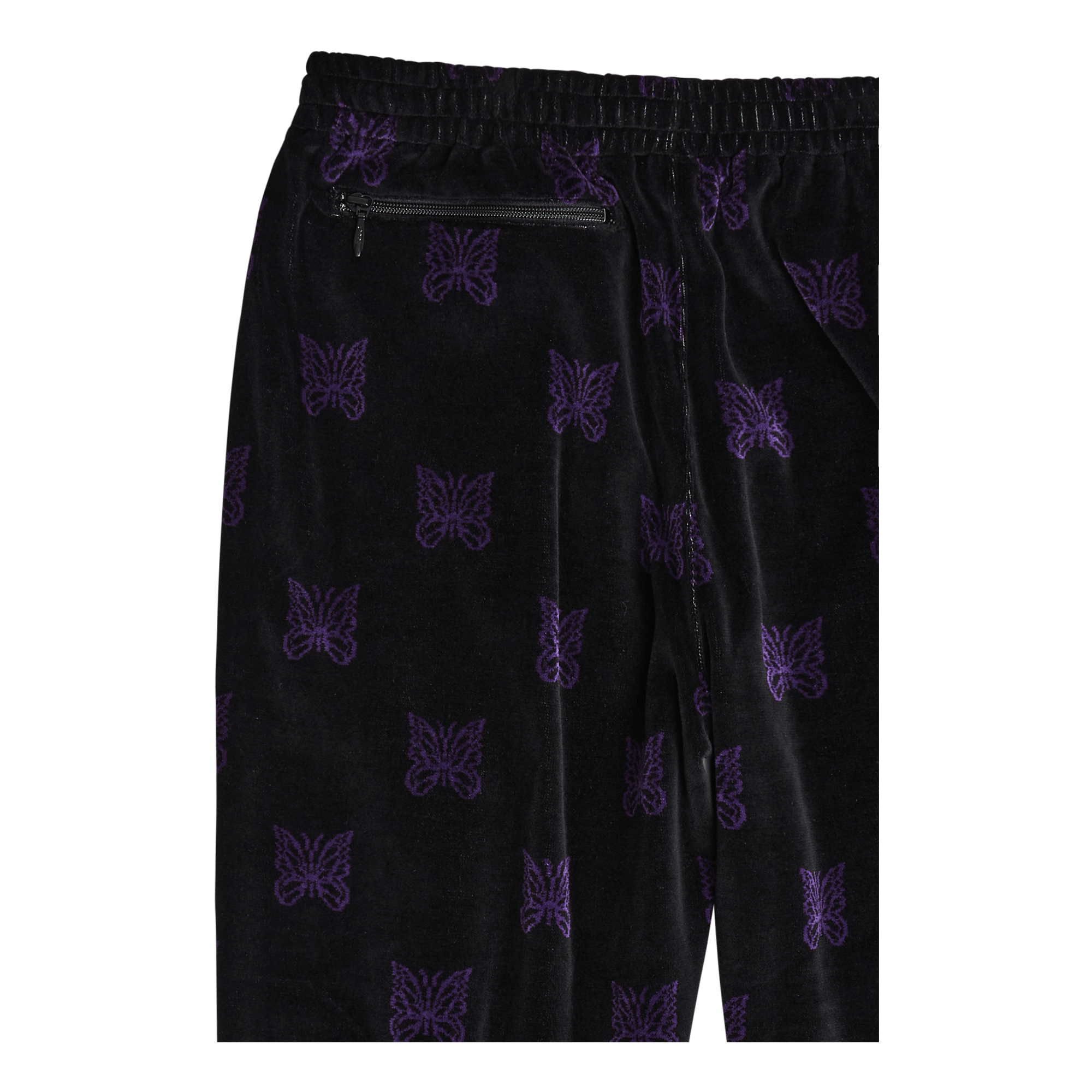 Zipped Track Pant - C/pe Papil Black/purple