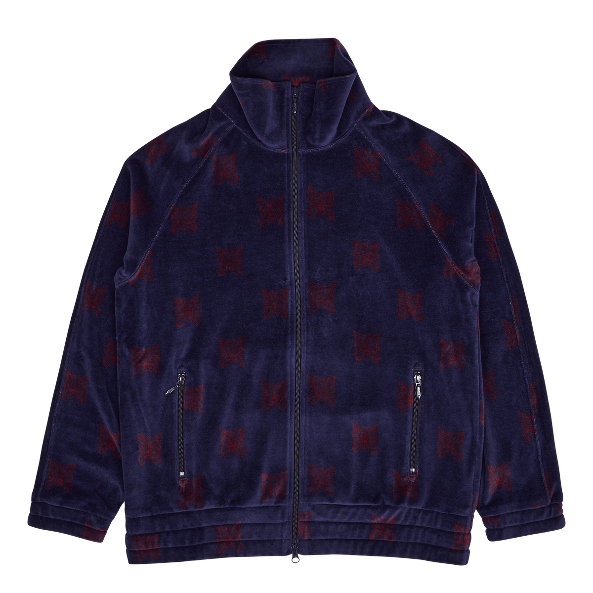 Track Jacket - C/pe Papillon V Navy/bordeaux