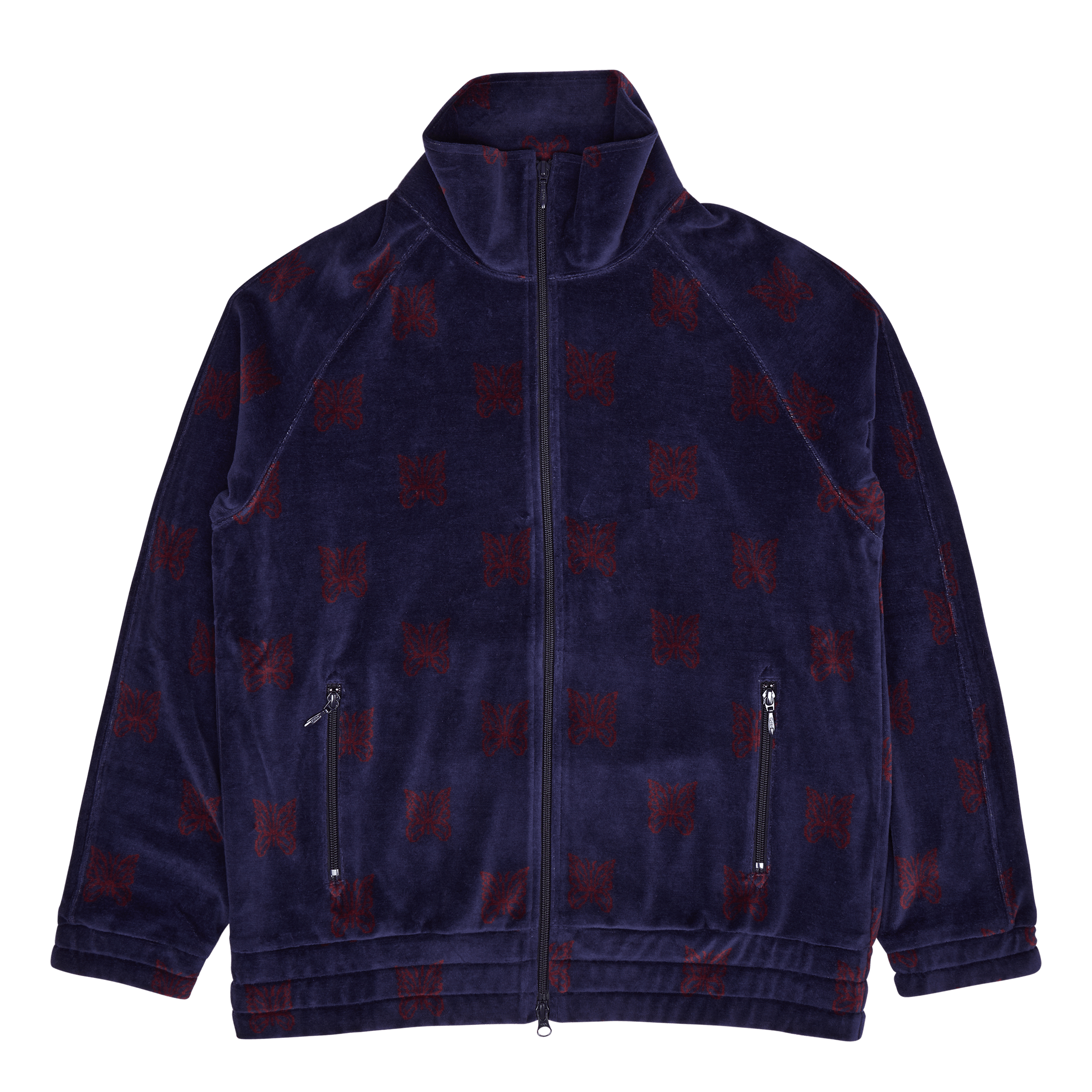 Track Jacket - C/pe Papillon V Navy/bordeaux