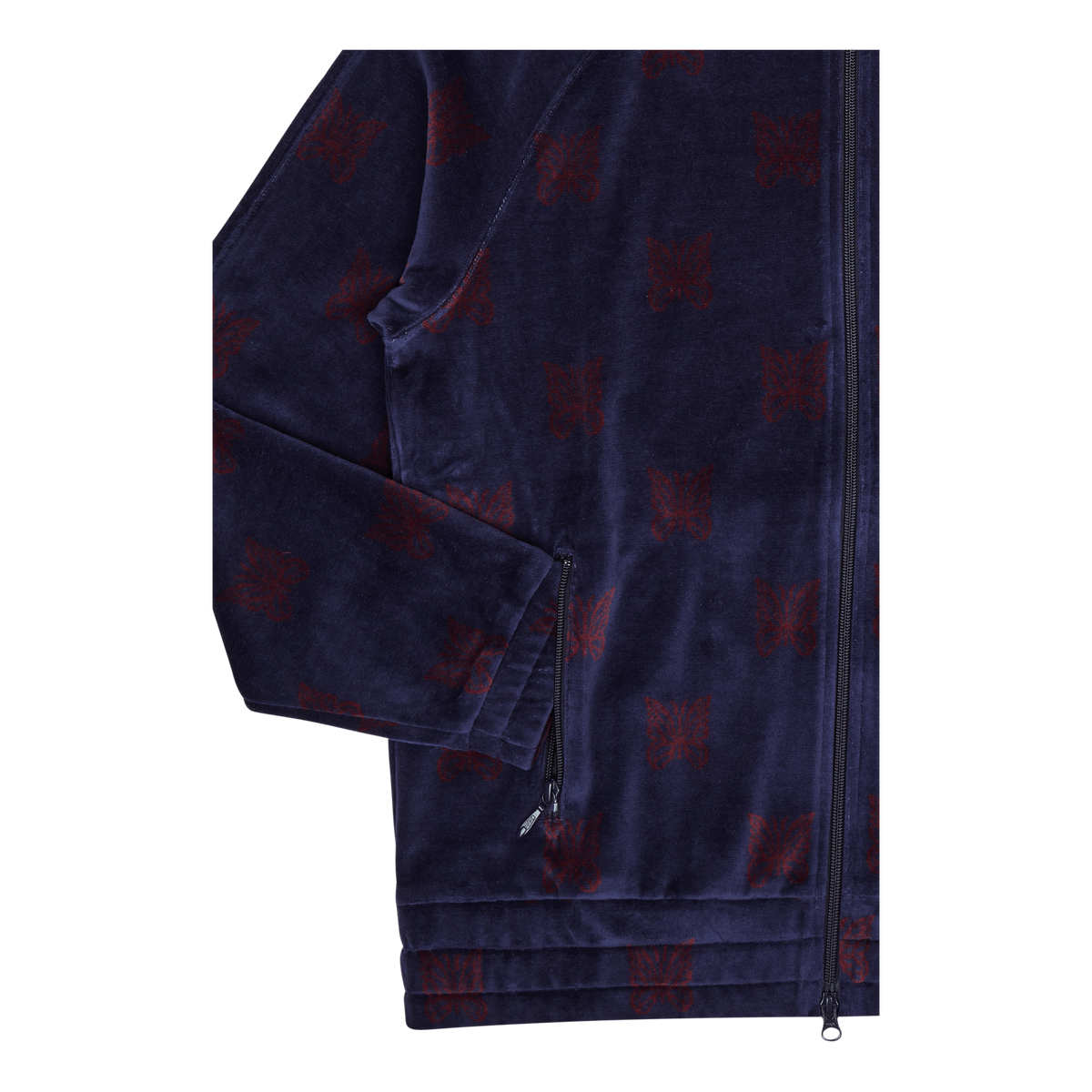 Track Jacket - C/pe Papillon V Navy/bordeaux