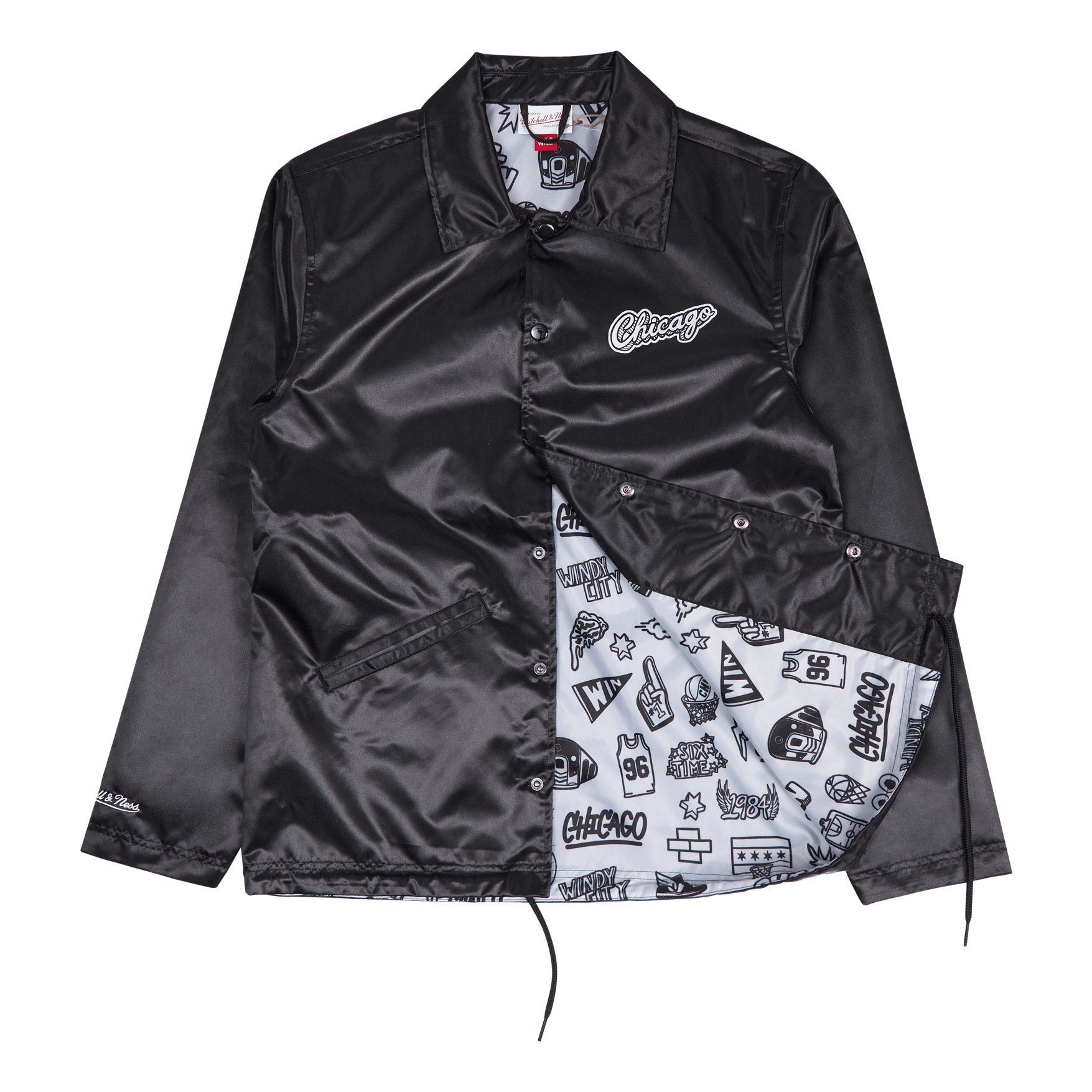 Bulls Doodle Coaches Jacket