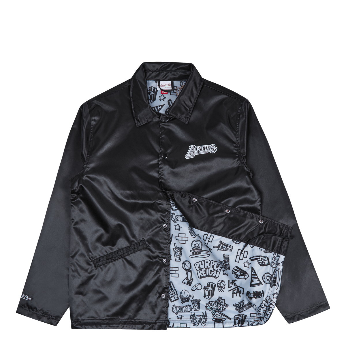 Lakers Doodle Coaches Jacket