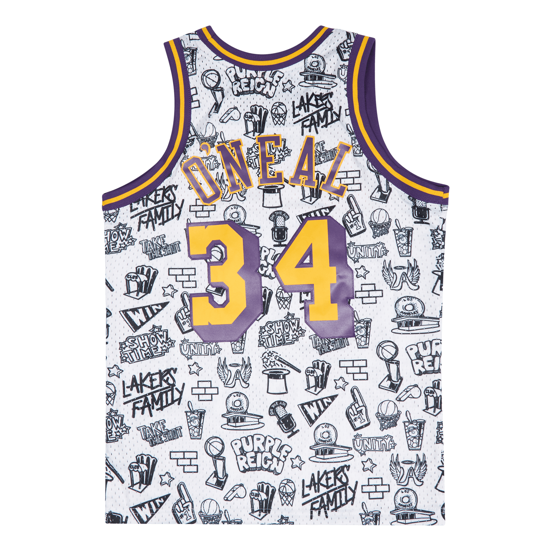 Lakers Doodle Swingman Jersey - O'Neal