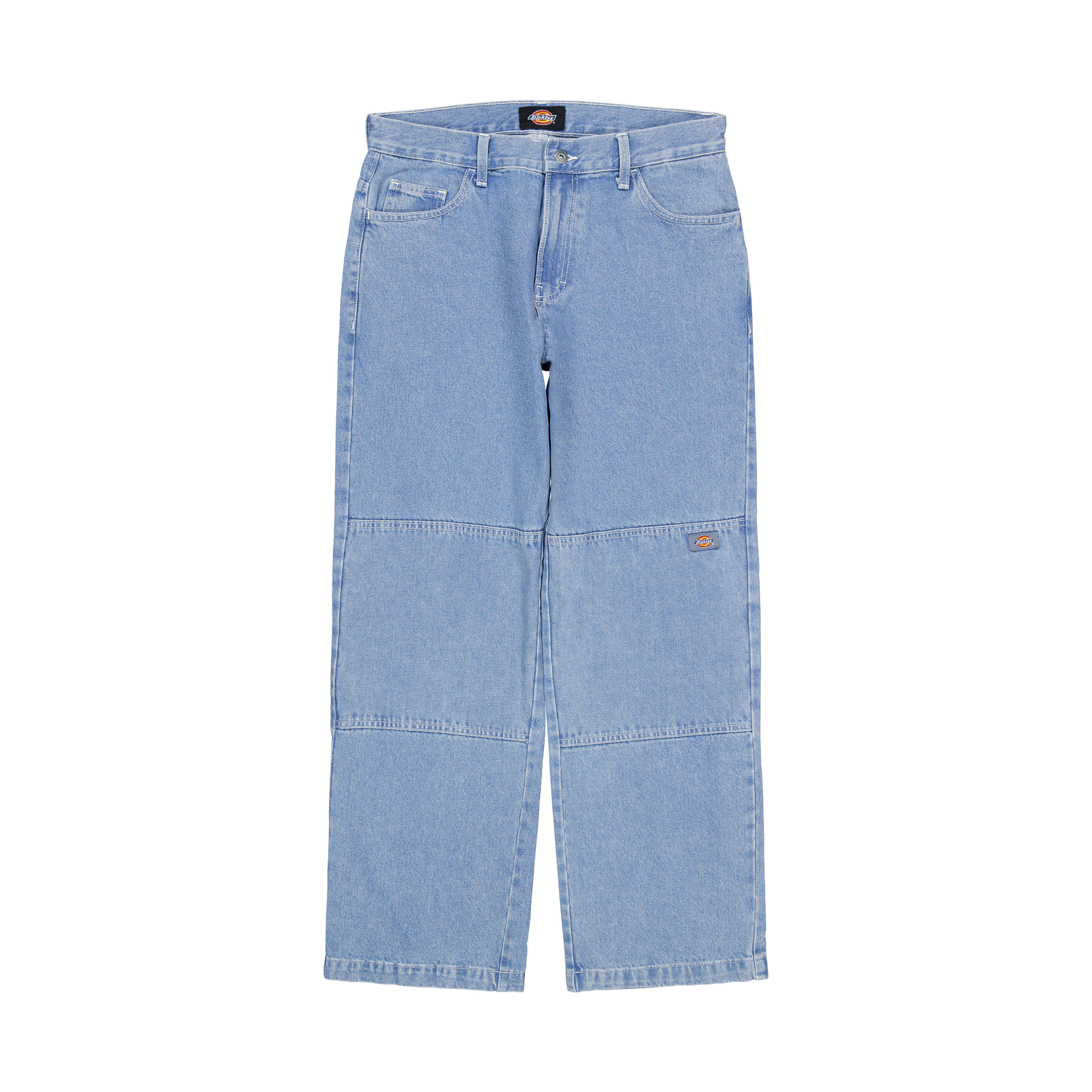 Double Knee Denim Pant Light Wash