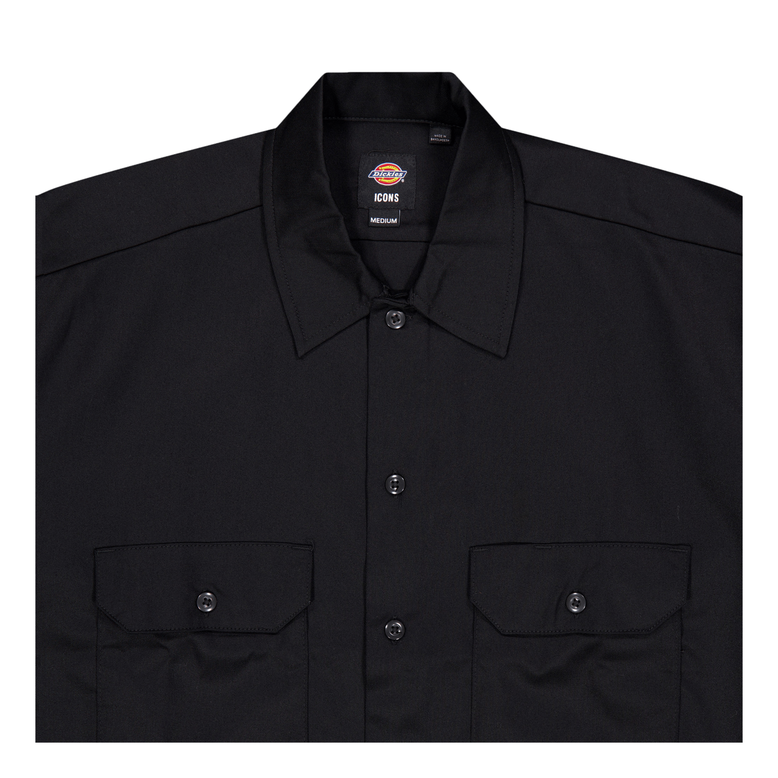 Work Shirt Ls Rec Black
