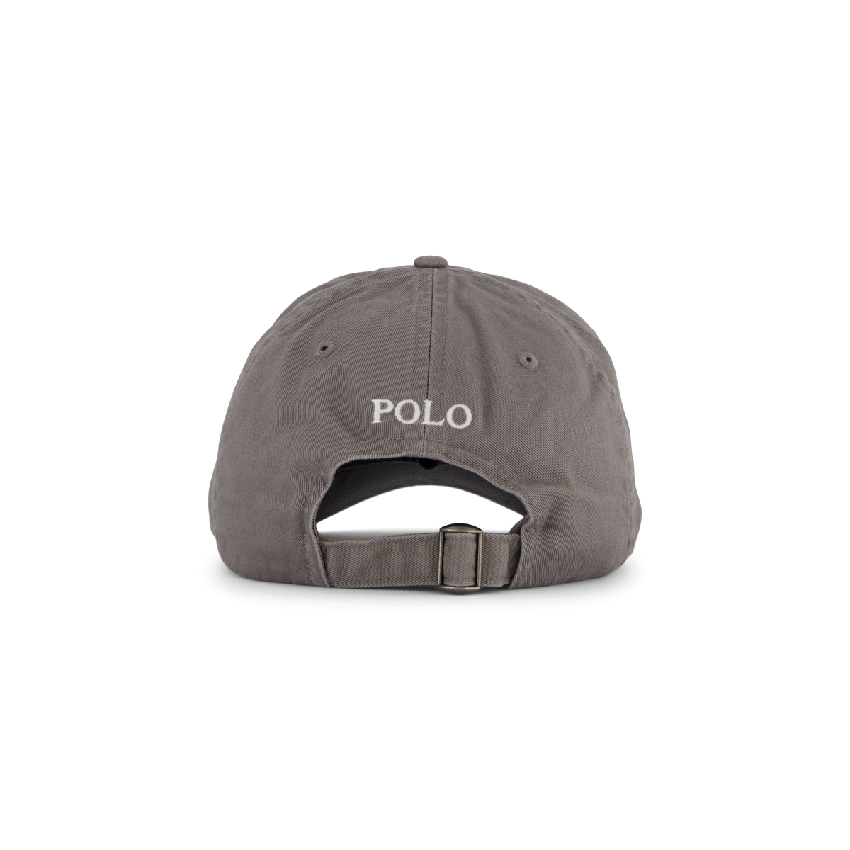 Cotton Chino Baseball Cap Perfect Grey / White