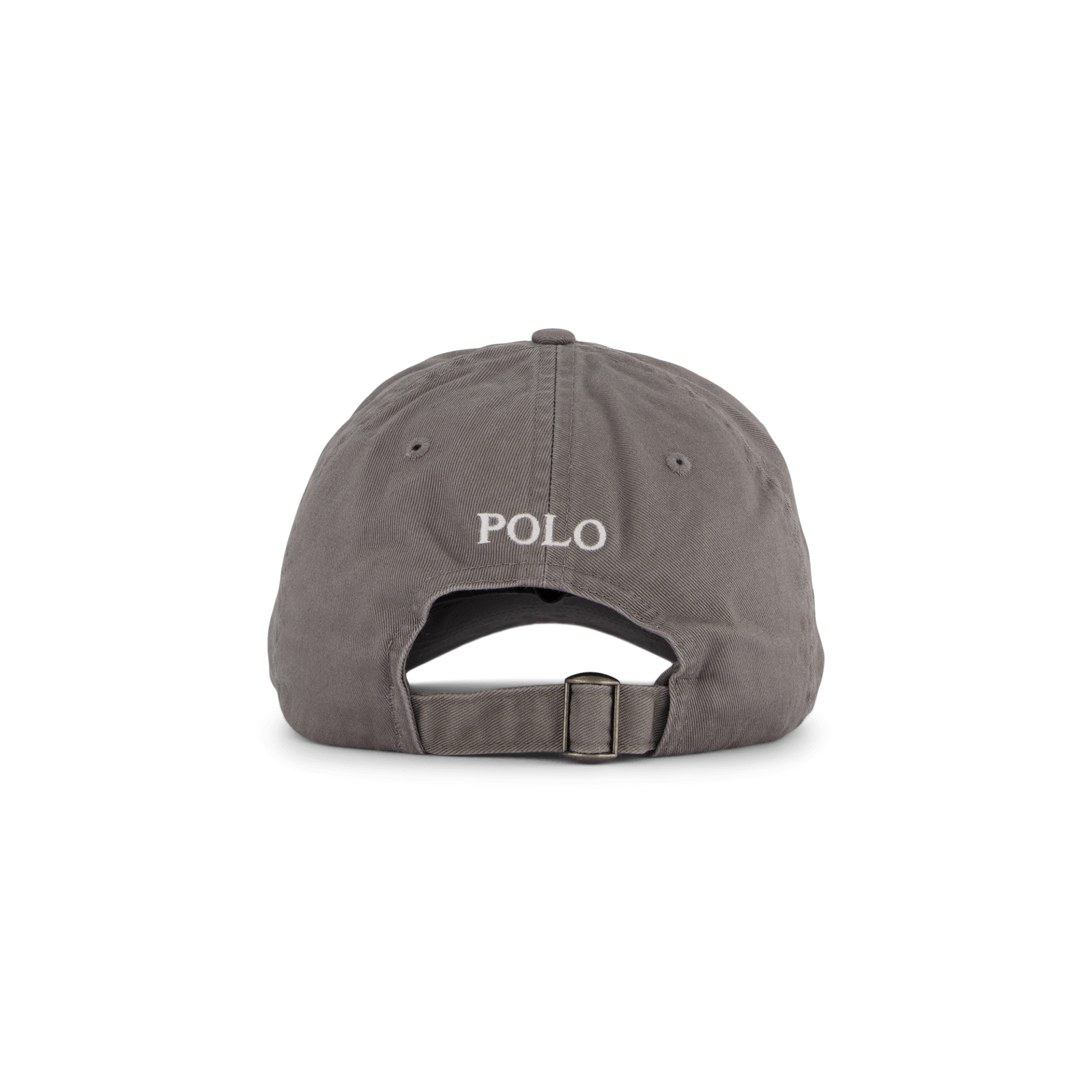 Cotton Chino Baseball Cap Perfect Grey / White