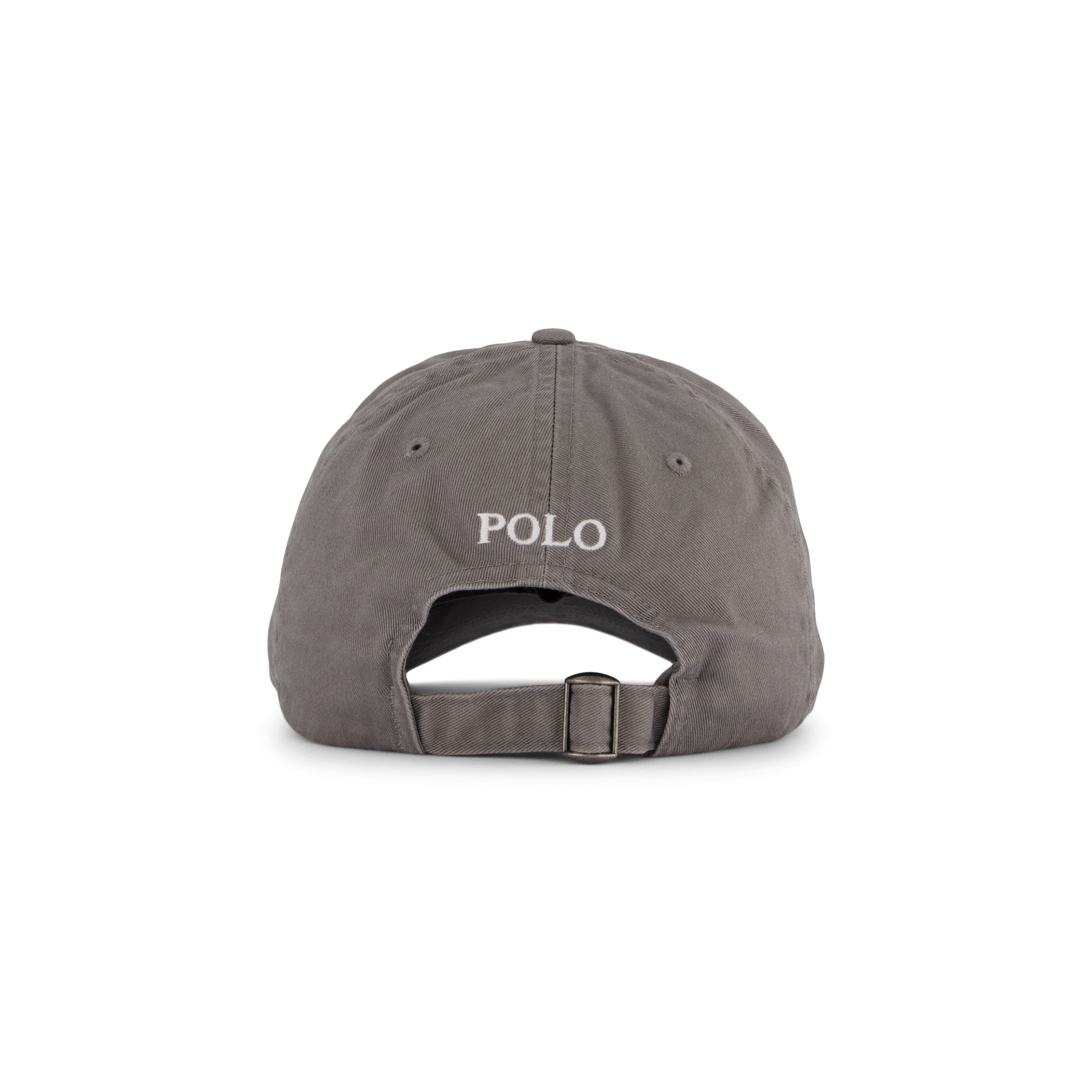 Black polo cap with leather strap sales