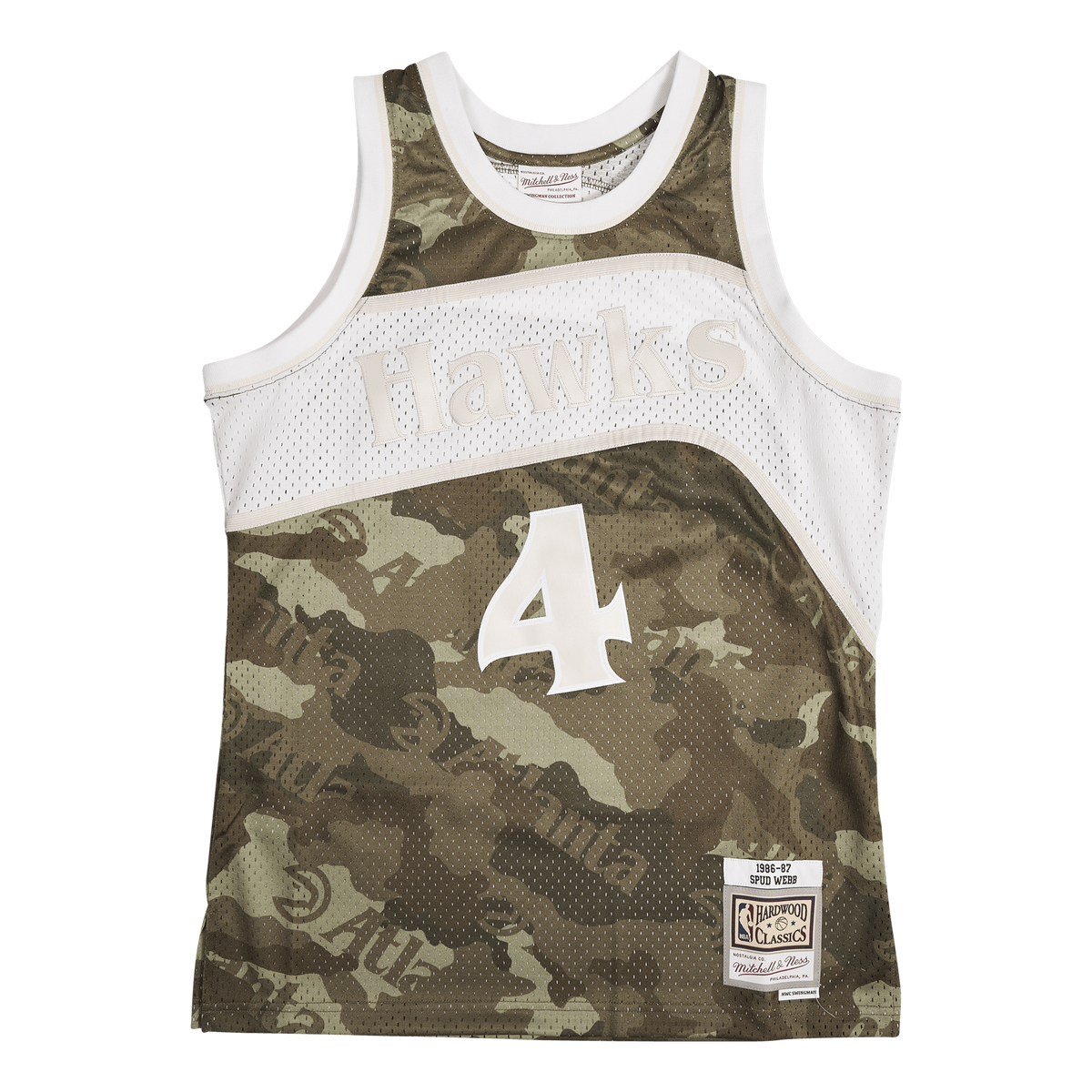 Hawks Swingman Jersey - Spud Webb -86