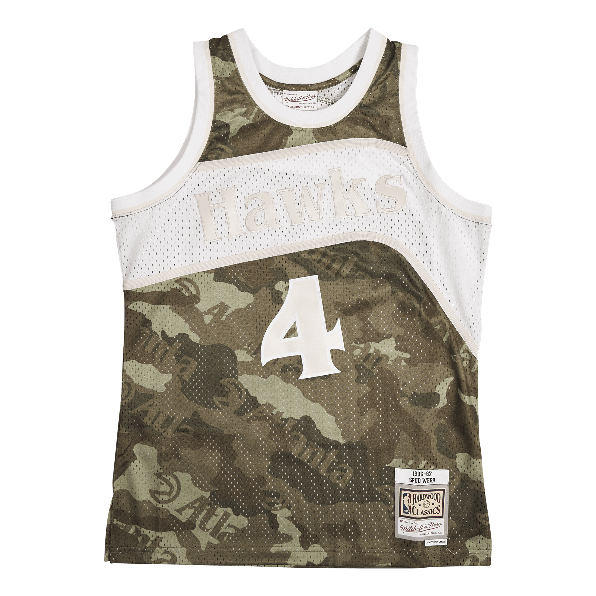 Hawks Swingman Jersey - Spud Webb -86