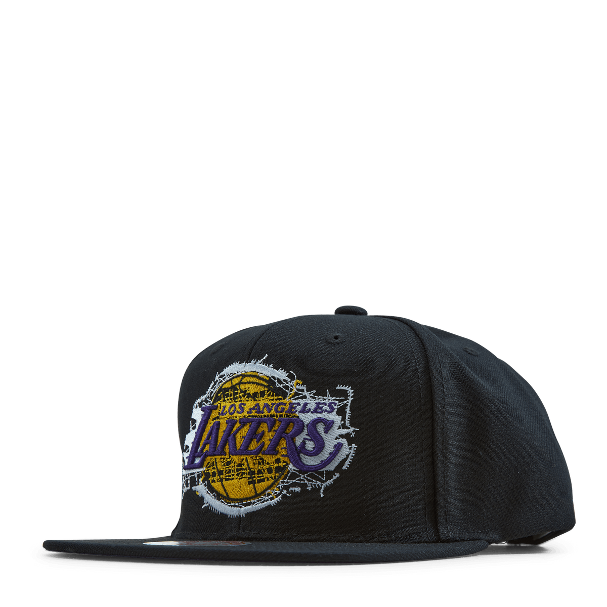 Lakers Embroidery Glitch Snapback