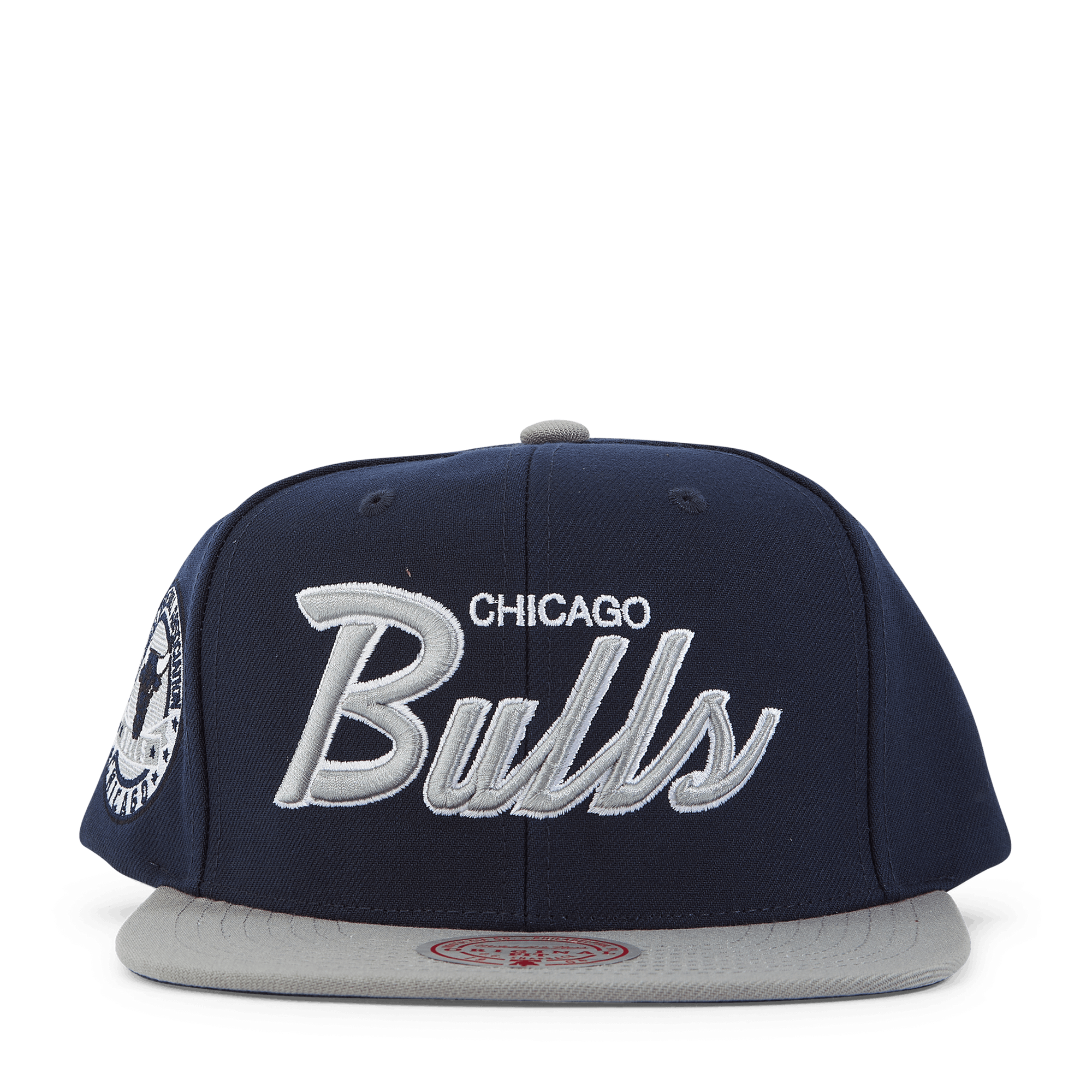 Bulls Navy Spirit Script Snapback