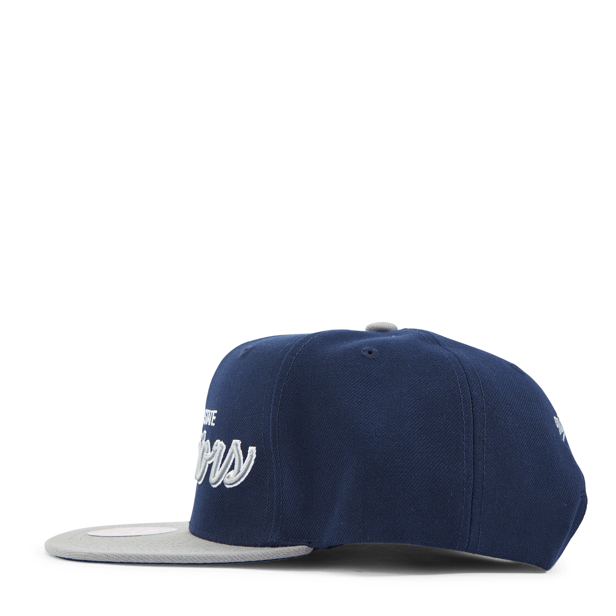 Warriors Navy Spirit Script Snapback