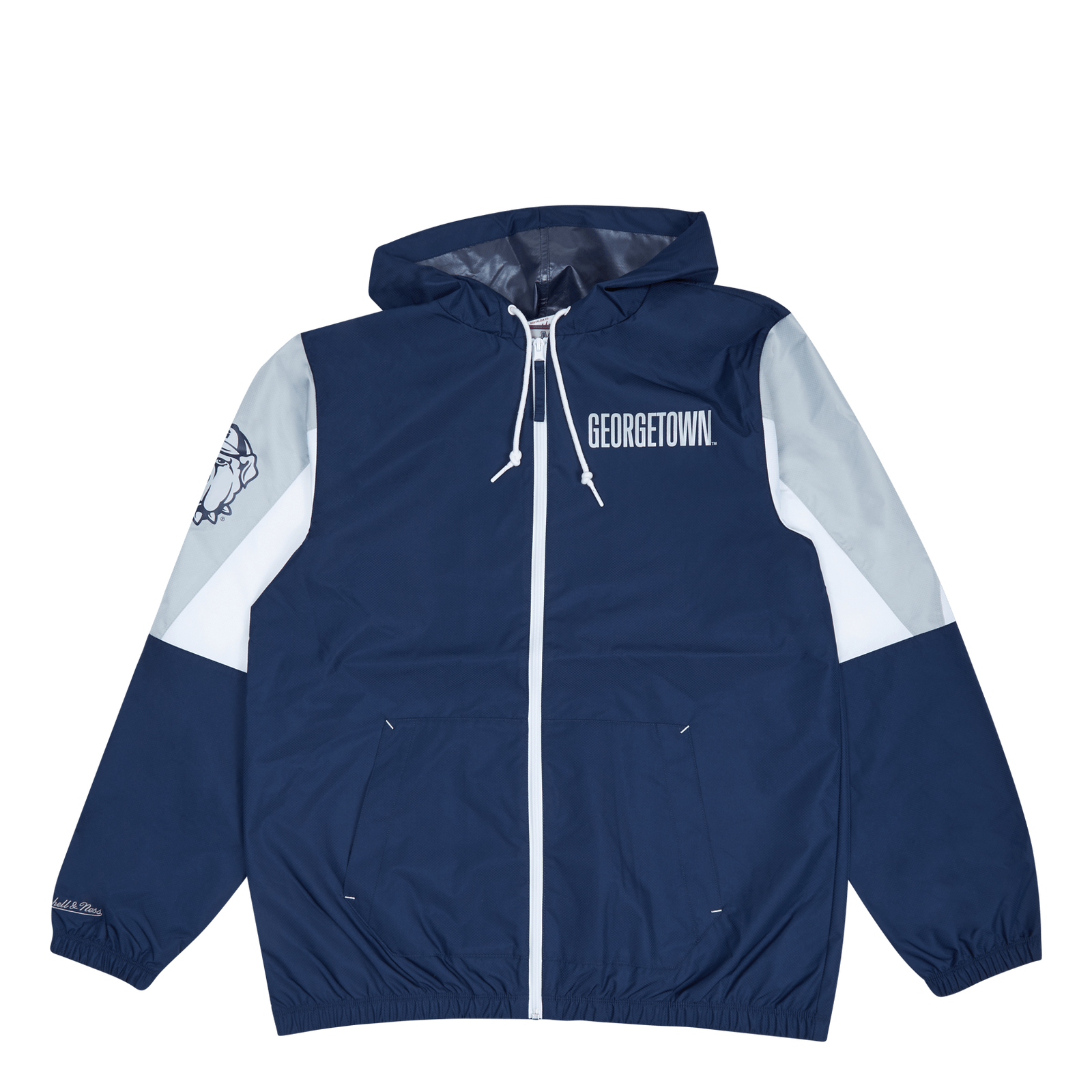 Hoyas Throw It Back Full Zip Windbreak
