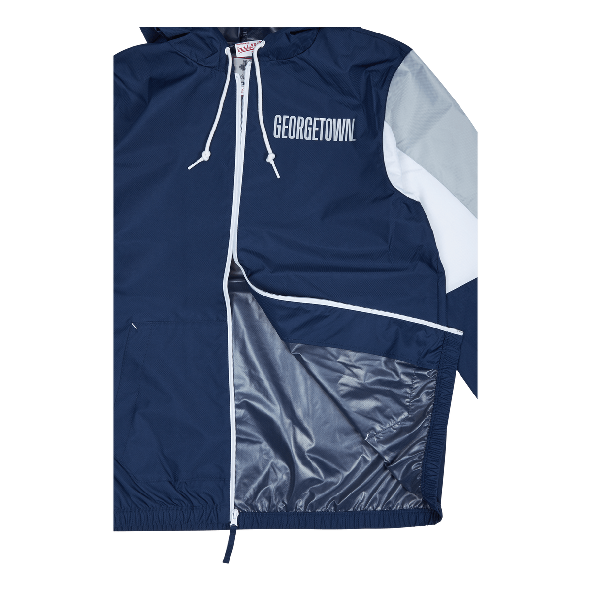 Hoyas Throw It Back Full Zip Windbreak
