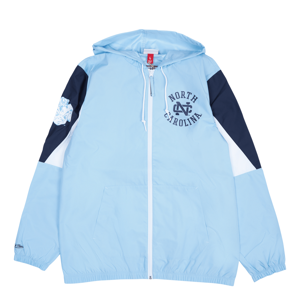 UNC Throw It Back Full Zip Windbreak