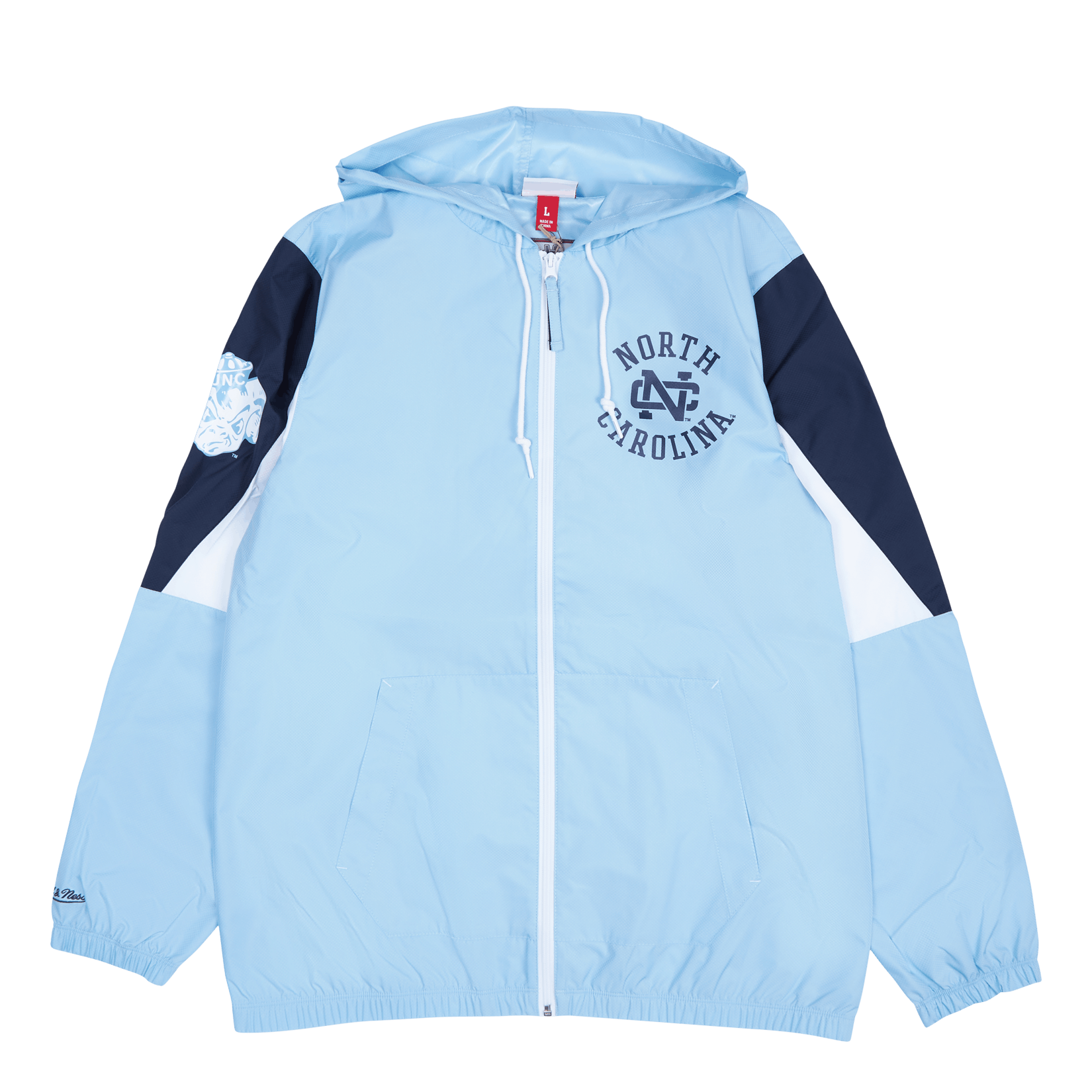 UNC Throw It Back Full Zip Windbreak