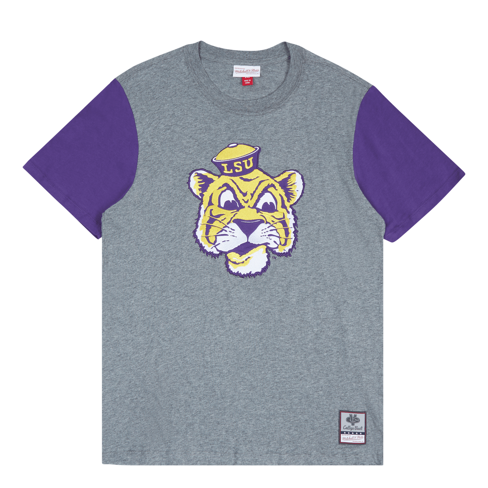 LSU Color Blocked Ss Tee