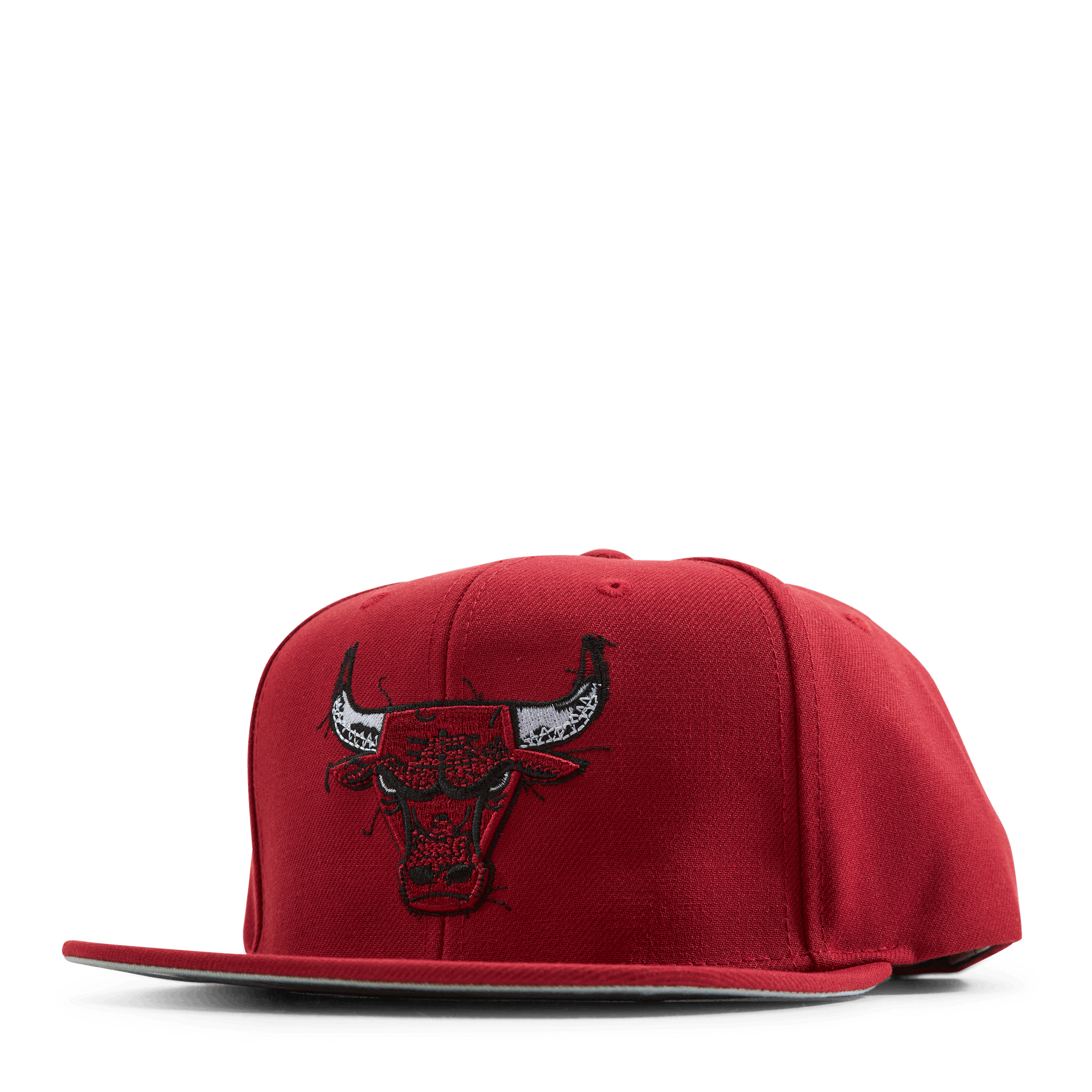 Bulls Embroidery Glitch Snapback