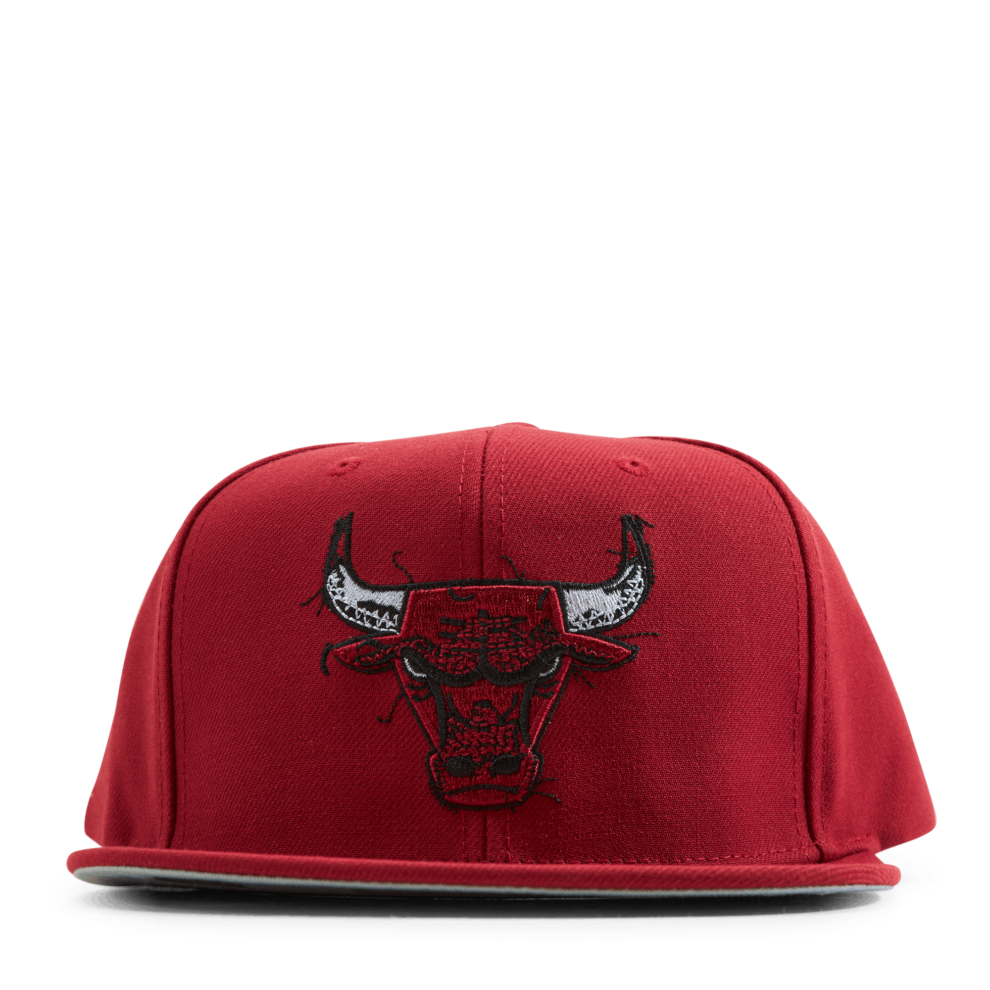 Bulls Embroidery Glitch Snapback