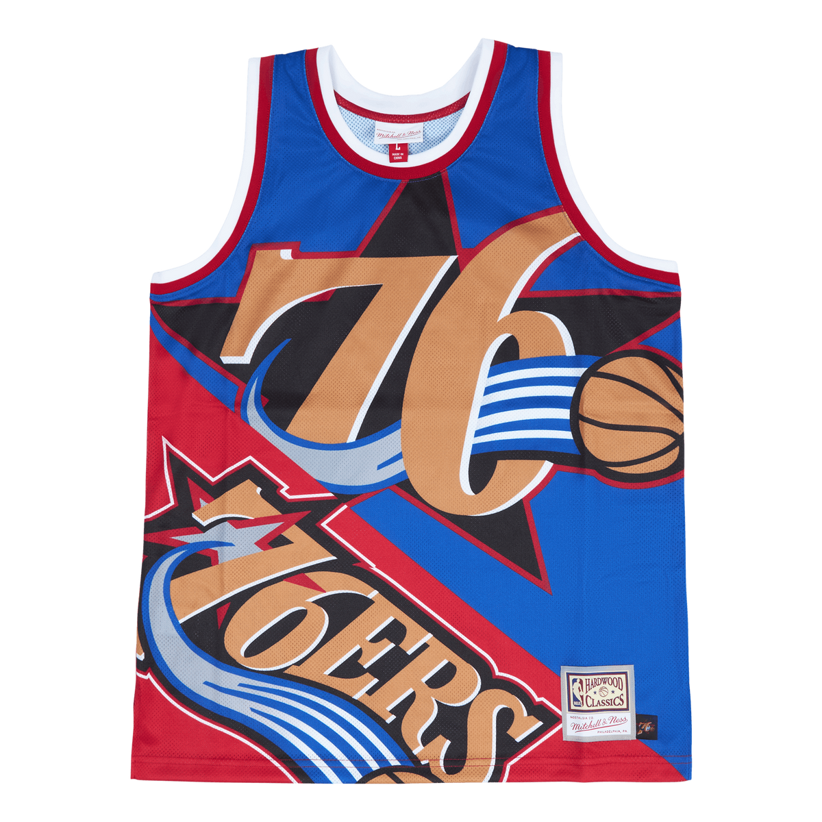 76ers Big Face Fashion Tank 5.0