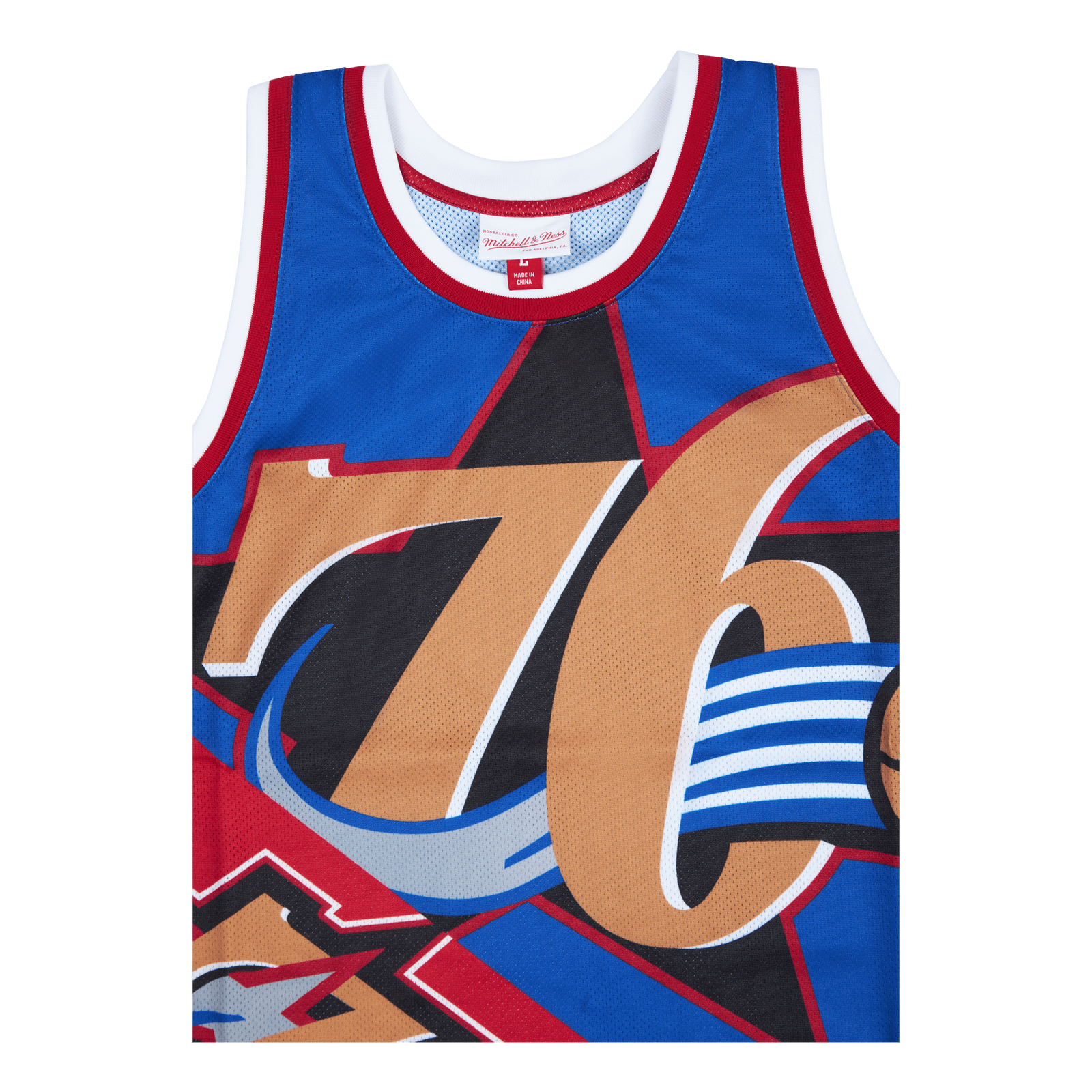 76ers Big Face Fashion Tank 5.0