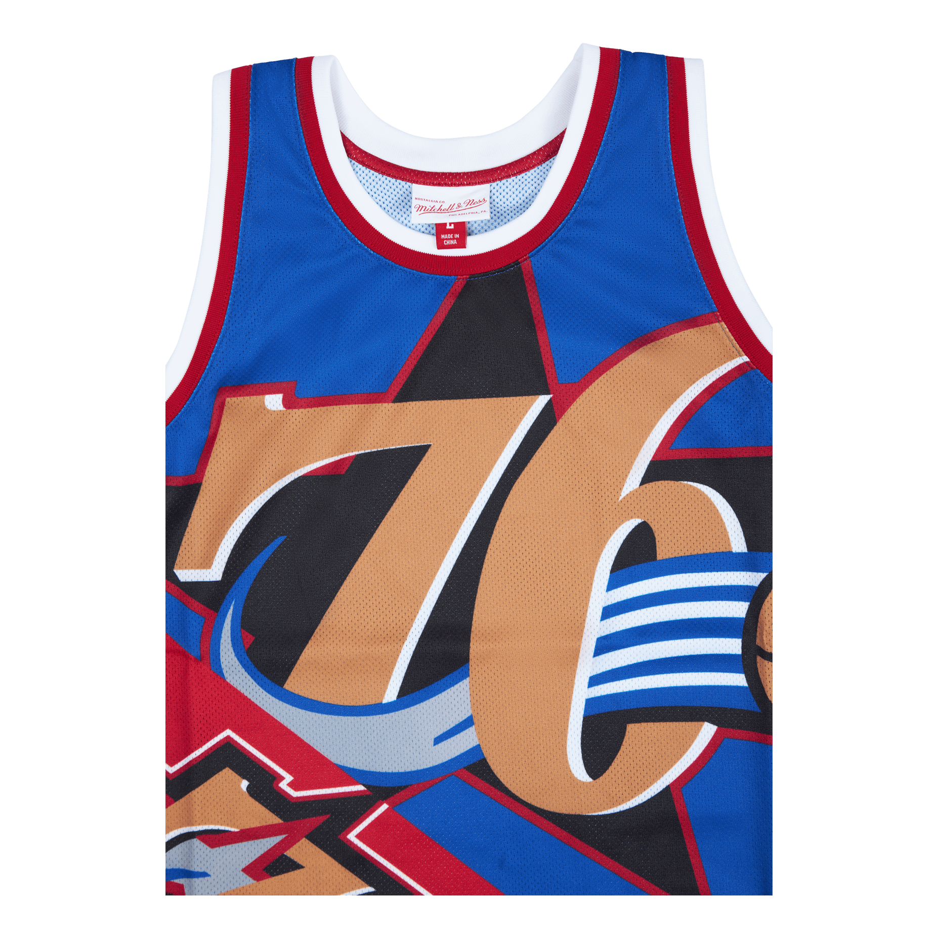 76ers Big Face Fashion Tank 5.0